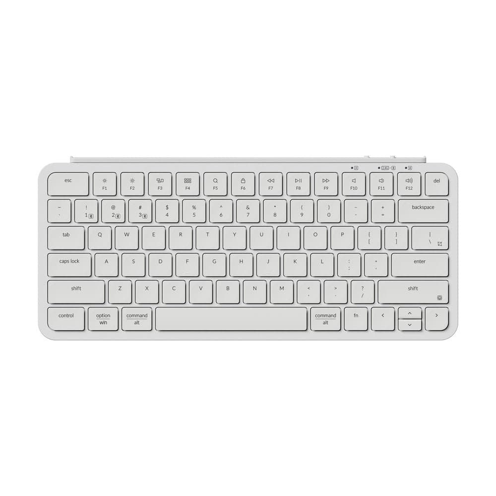 Клавиатура Keychron B1 Pro, USB/WL/BT, ivory white (B1P-K8)