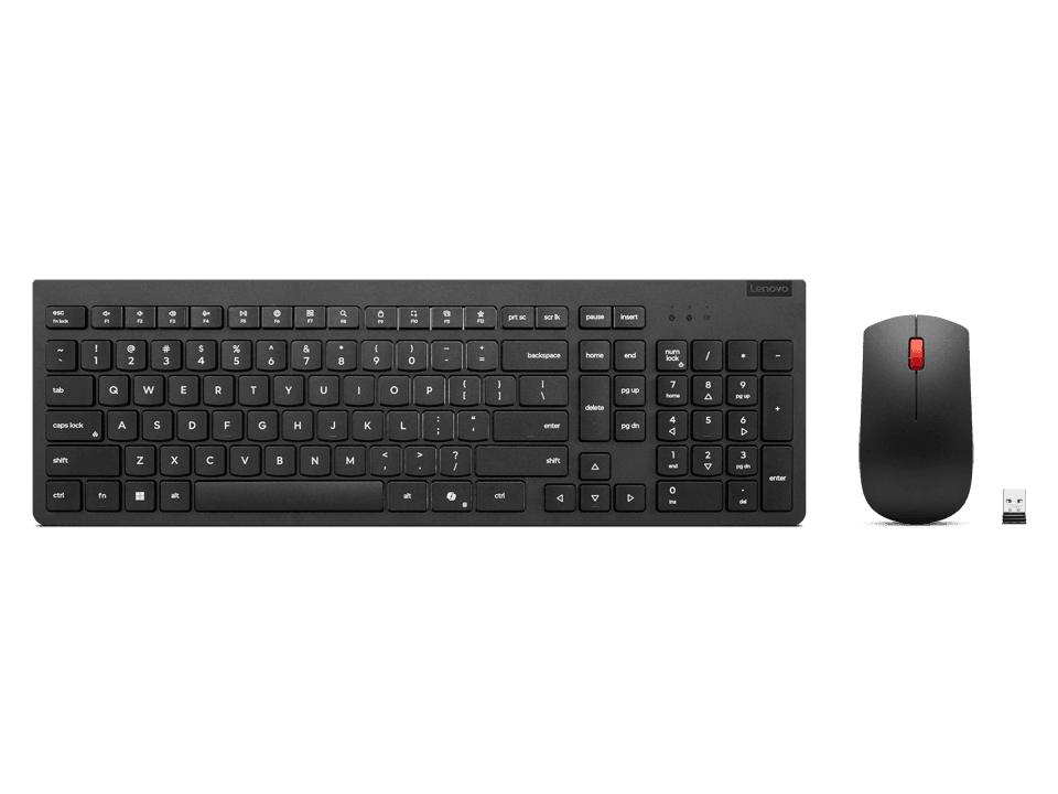 Комплект клавиатура и мышь Lenovo Essential Wireless Keyboard & Мышь Gen2 Black (4X31R64481)