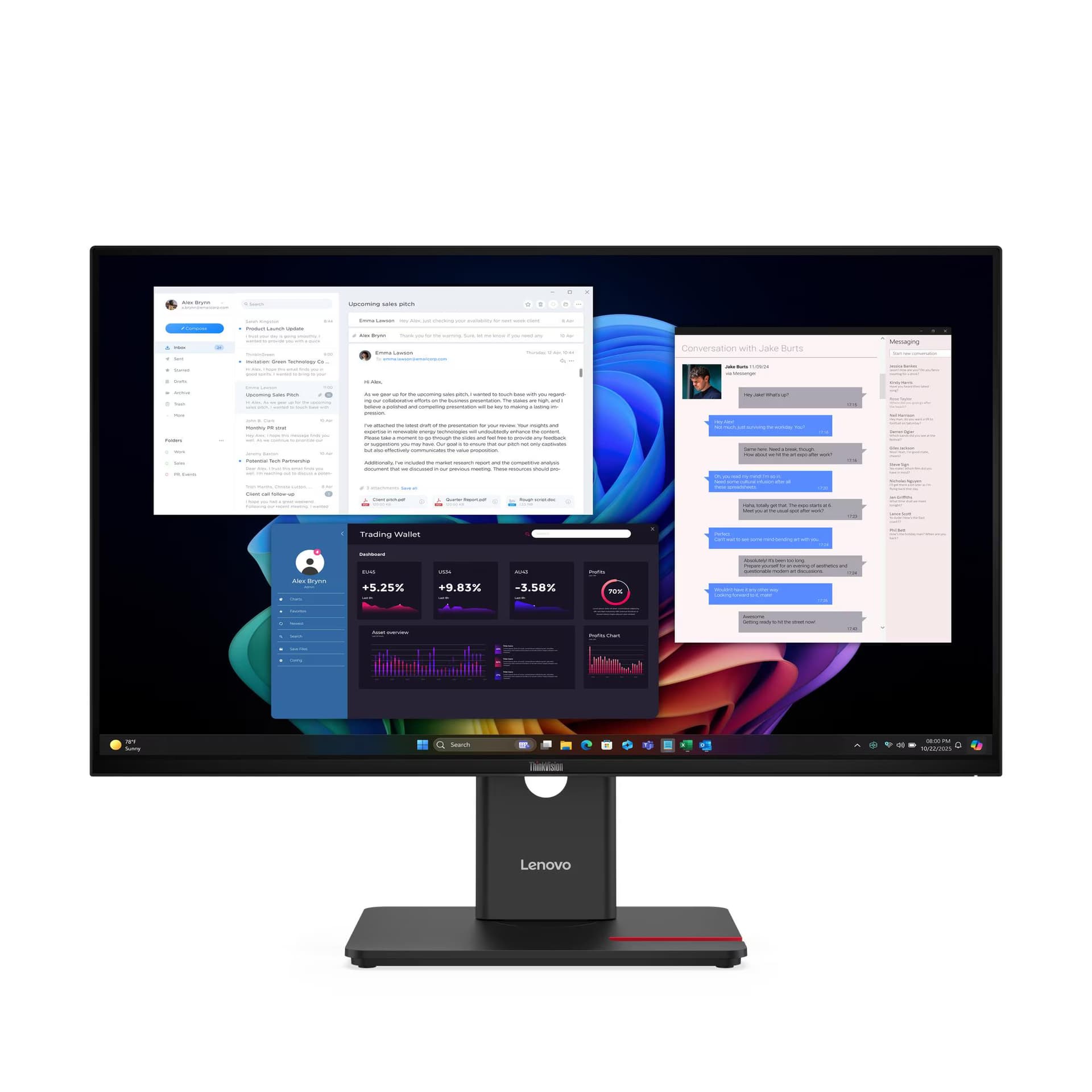 Монитор Lenovo ThinkVision 27UD-40 64AFGAT2EU