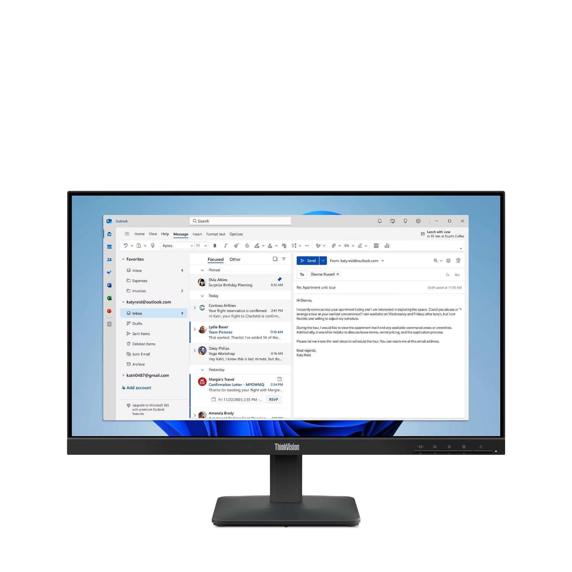 Монитор Lenovo ThinkVision S24-4e (64B5KAT1EU)