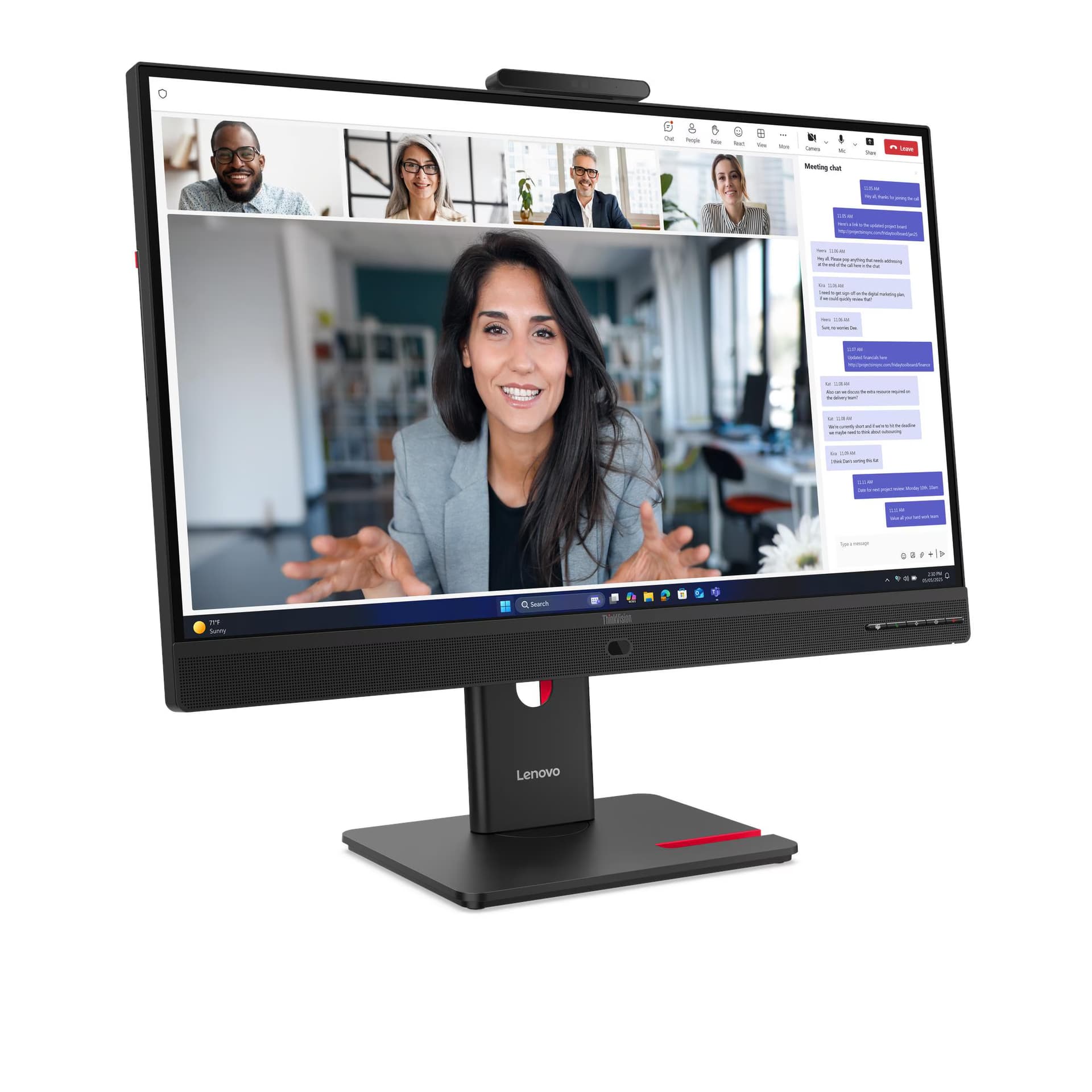Монитор Lenovo ThinkVision T27QD-4v 64B8UAR1EU
