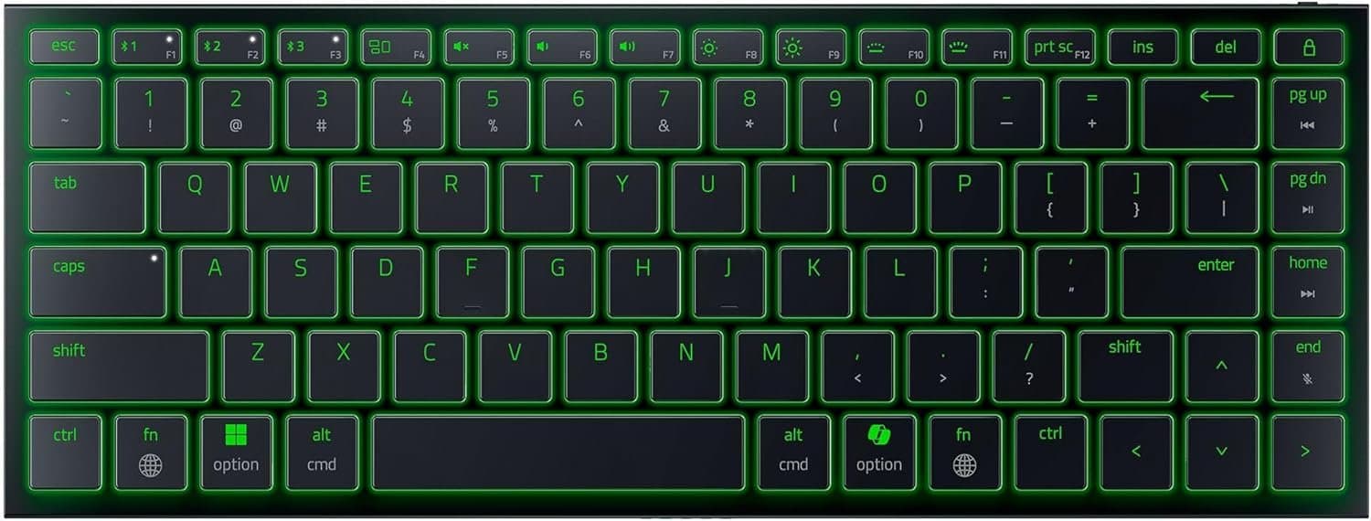 Игровая клавиатура Razer Joro Ultra Low-Profile, 86key, BT, EN, RGB, black (RZ03-02360100-R3M1)