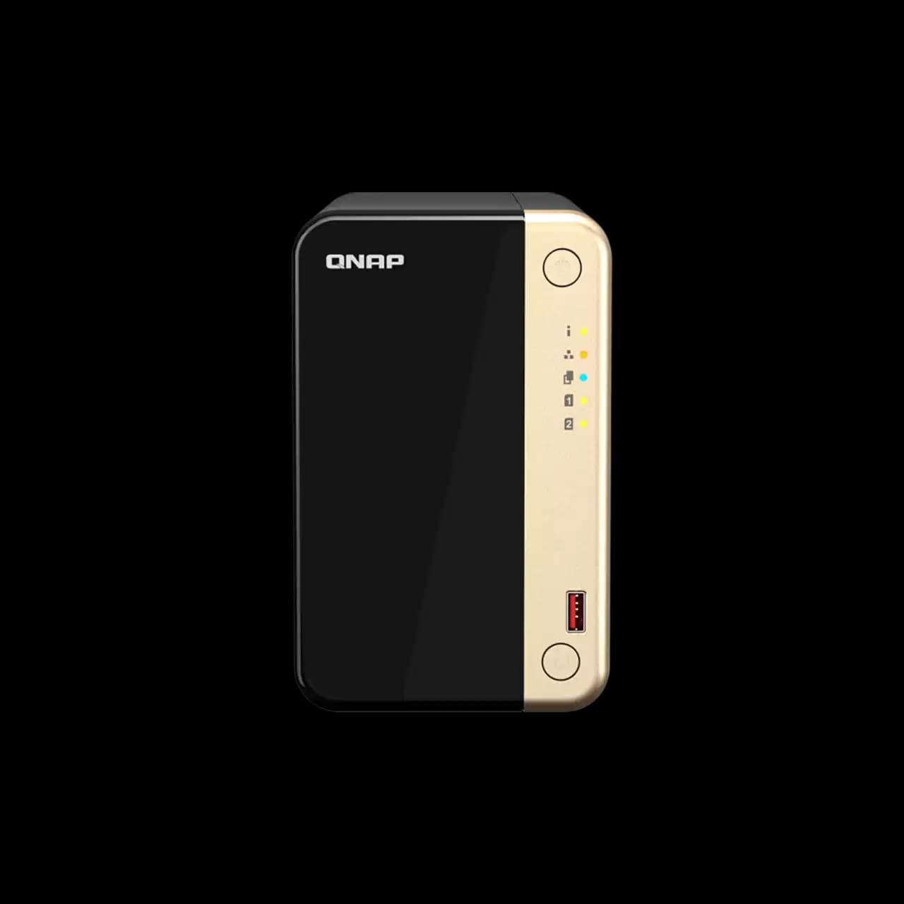 NAS-сервер QNAP TS-264-8G, 2 bay, Celeron N5105, 8GB DDR4, 2x 2.5GbE, 2x M.2