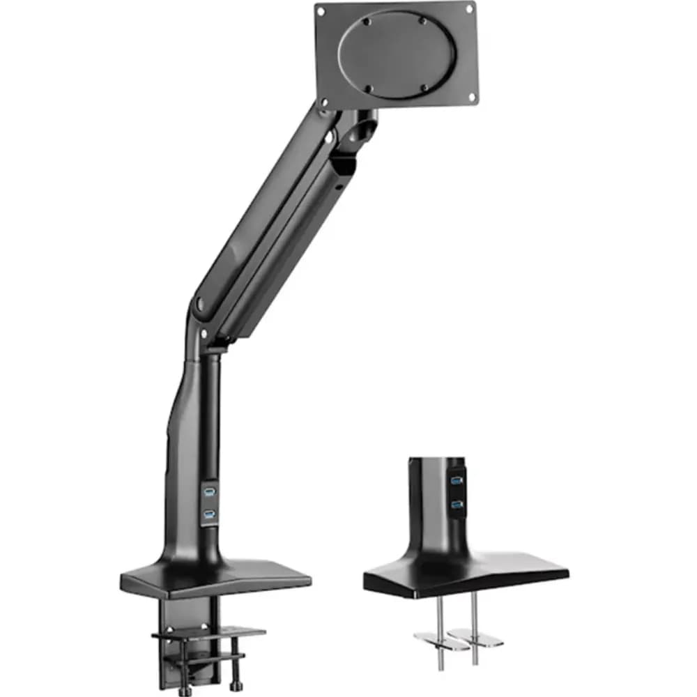 Кронштейн для монитора 2E SingleSelect, алюминиевый, с USB (2E-1MCBUSB)