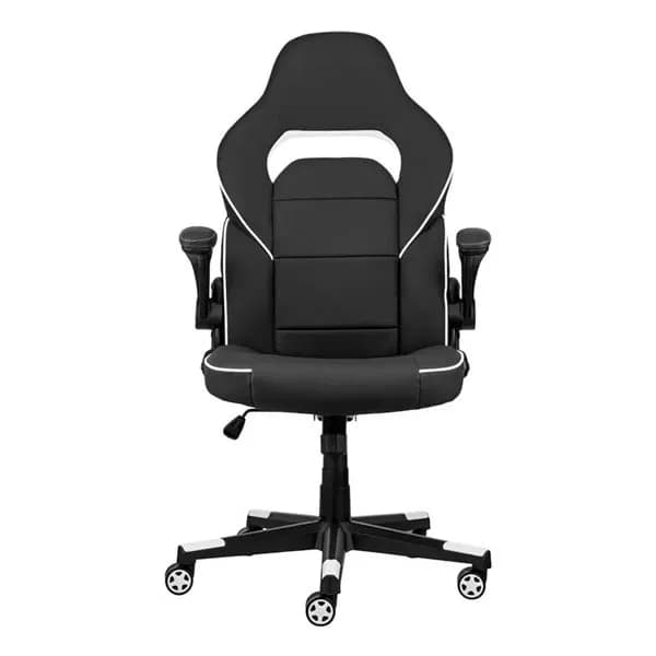 Игровое кресло 2E HEBI, Black/White (2E-GC-HEB-BKWT)