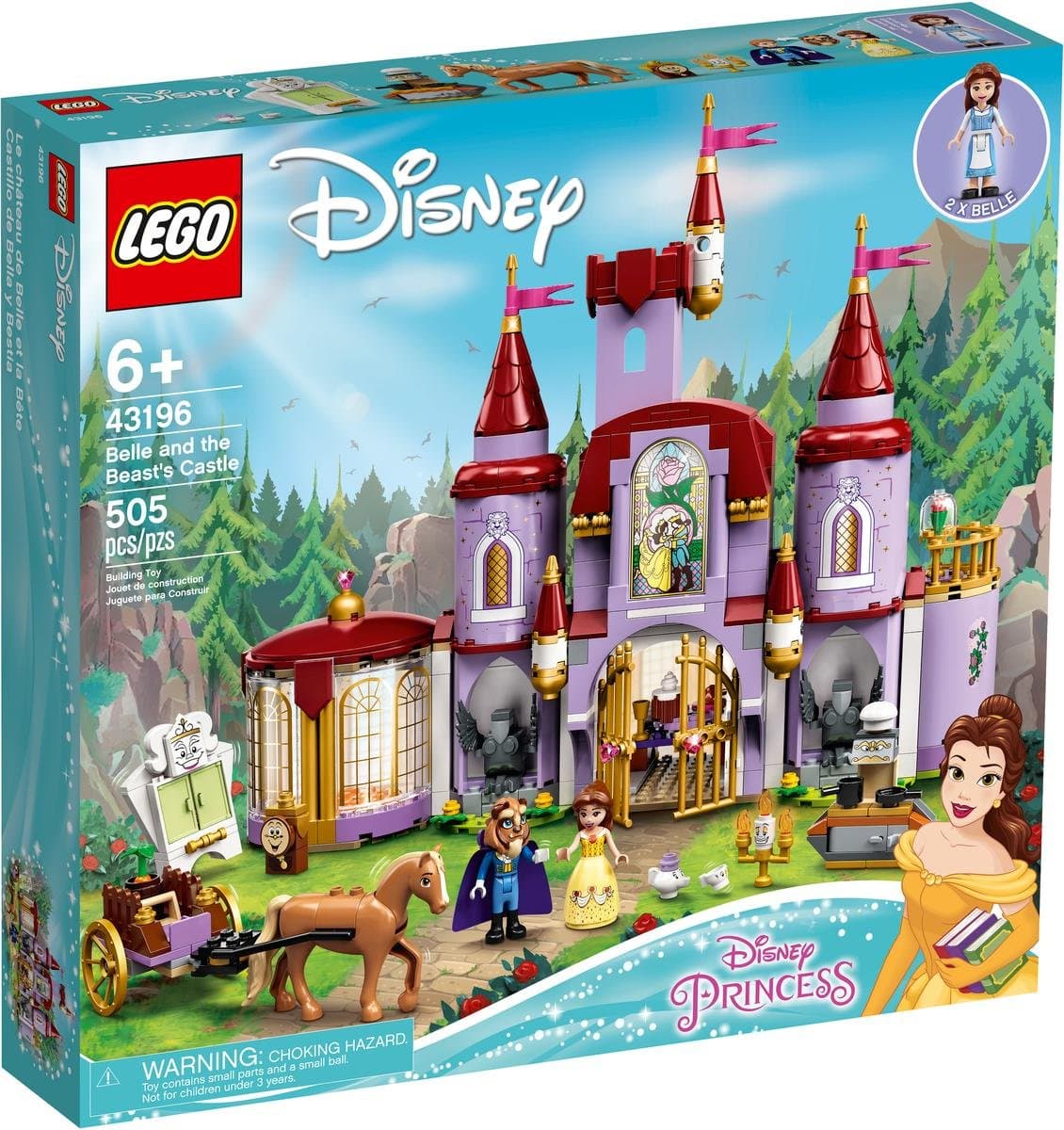 Конструктор LEGO Disney Belle and the Beast's Castle (43196)
