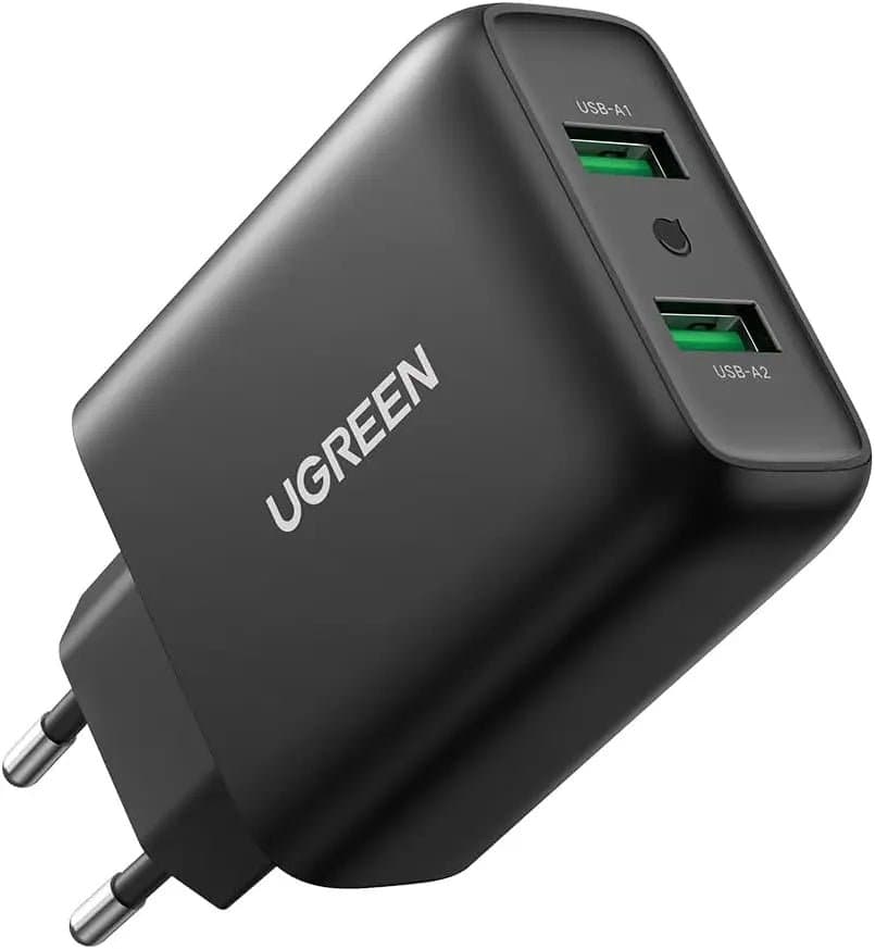 Зарядное устройство Ugreen USB EU (Black) (10216)