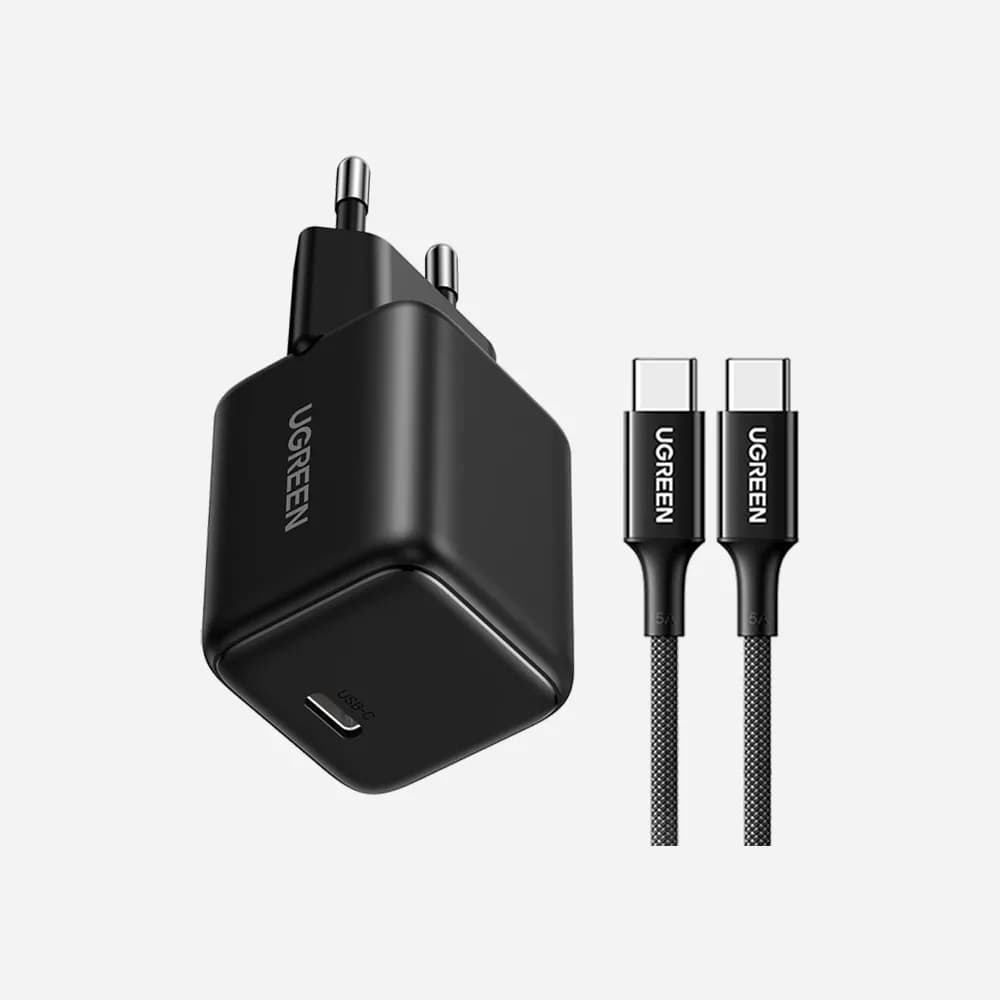 Зарядное устройство Ugreen 30W 1C GaN Black (65012)