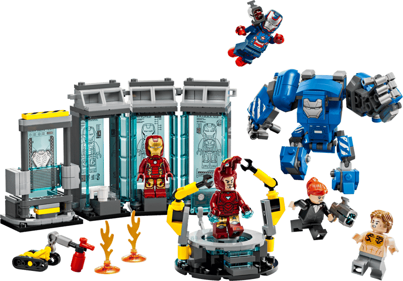 Конструктор LEGO Marvel Iron Man's Laboratory: Hall of Armor (76315)