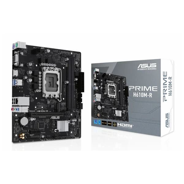 Материнская плата ASUS PRIME H610M-R-SI s1700 H610 2xDDR5 M.2 HDMI D-Sub DP mATX (90MB1GL0-M0ECY0)