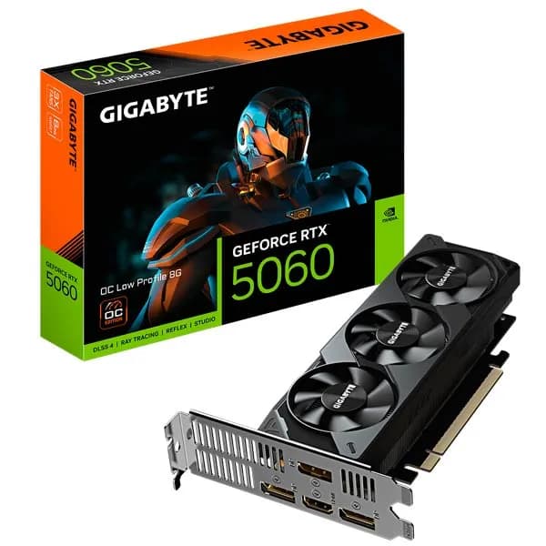 Видеокарта Gigabyte GeForce RTX 5060 OC Low Profile 8GB GV-N5060OC-8GL