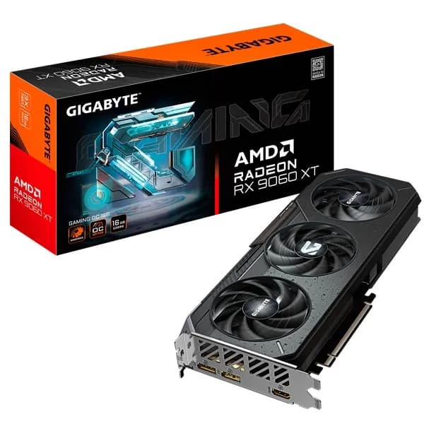 Видеокарта Gigabyte Radeon RX 9060 XT Gaming OC 16GB GV-R9060XTGAMING OC-16GD (GV-R9060XTGAMING_OC-16GD)