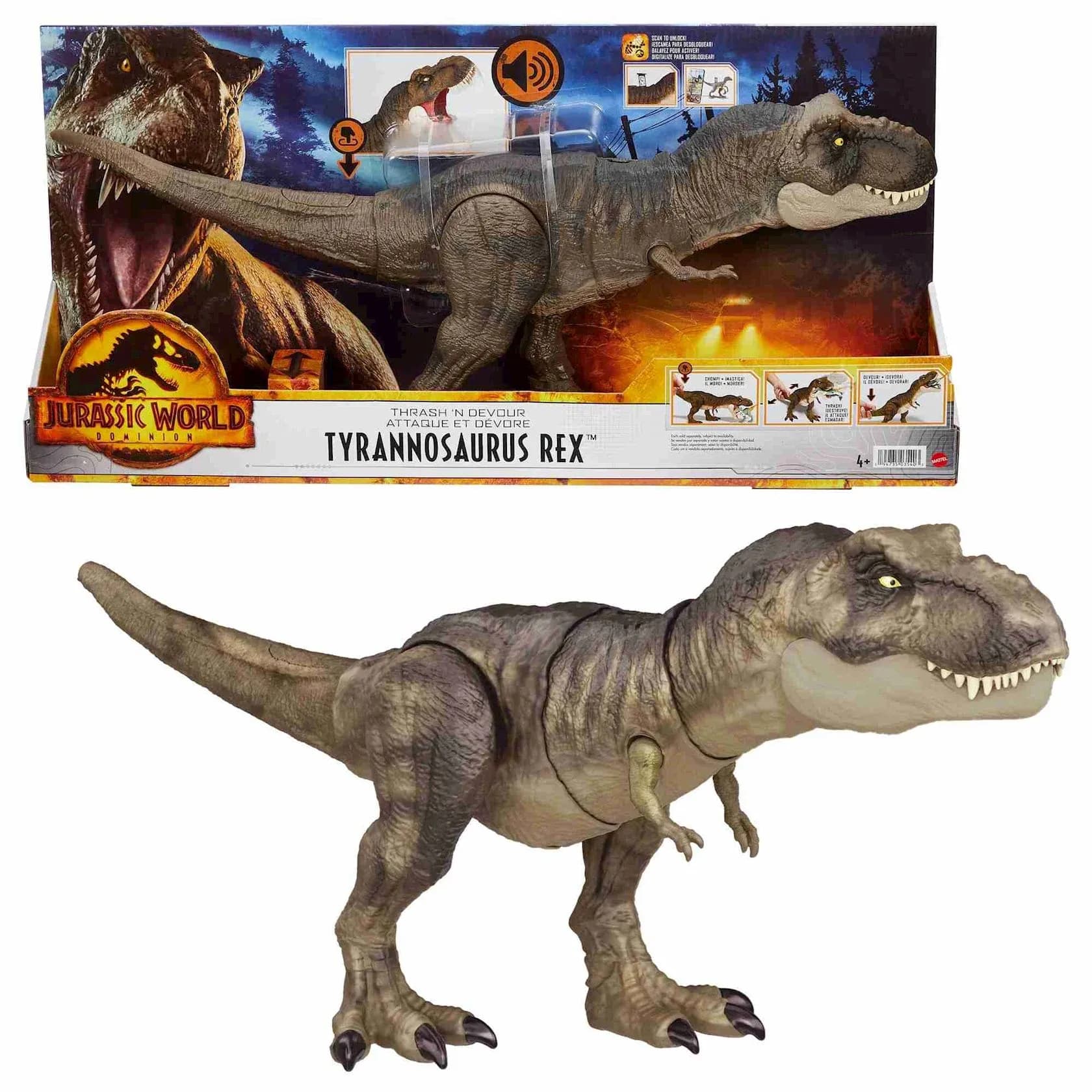 Oyuncaq dinozavr Mattel Trash 'N Devour T-Rex (HDY55)