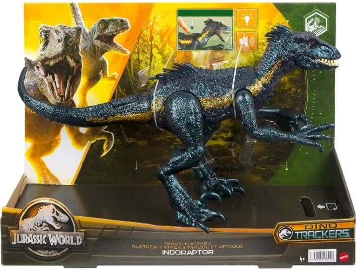Oyuncaq dinozavr Mattel JW Track N' Attack Indoraptor (HKY11)