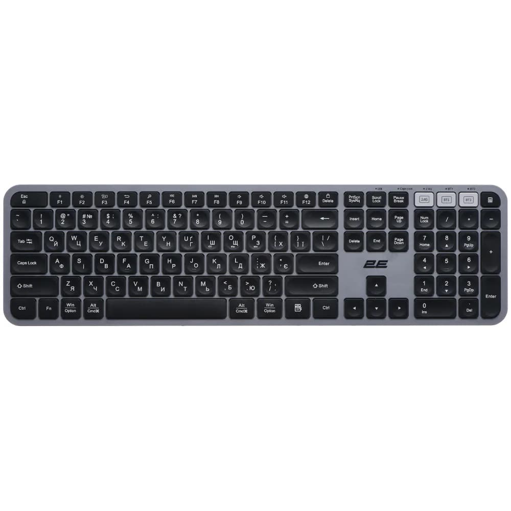 Клавиатура 2E KS240 2E-KS240WG_UA Grey Black