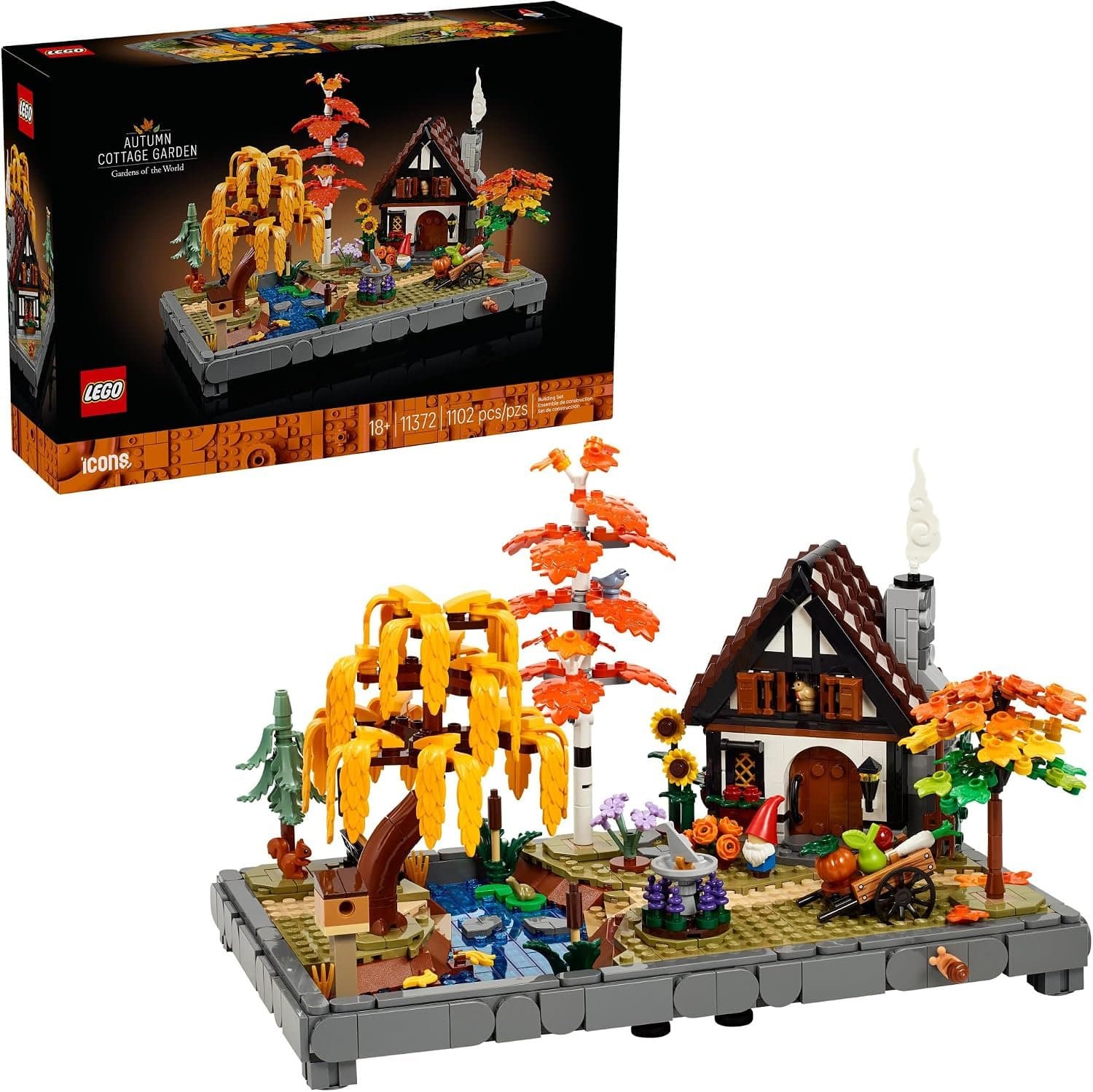 Конструктор LEGO Icons Autumn Cottage Garden (11372)