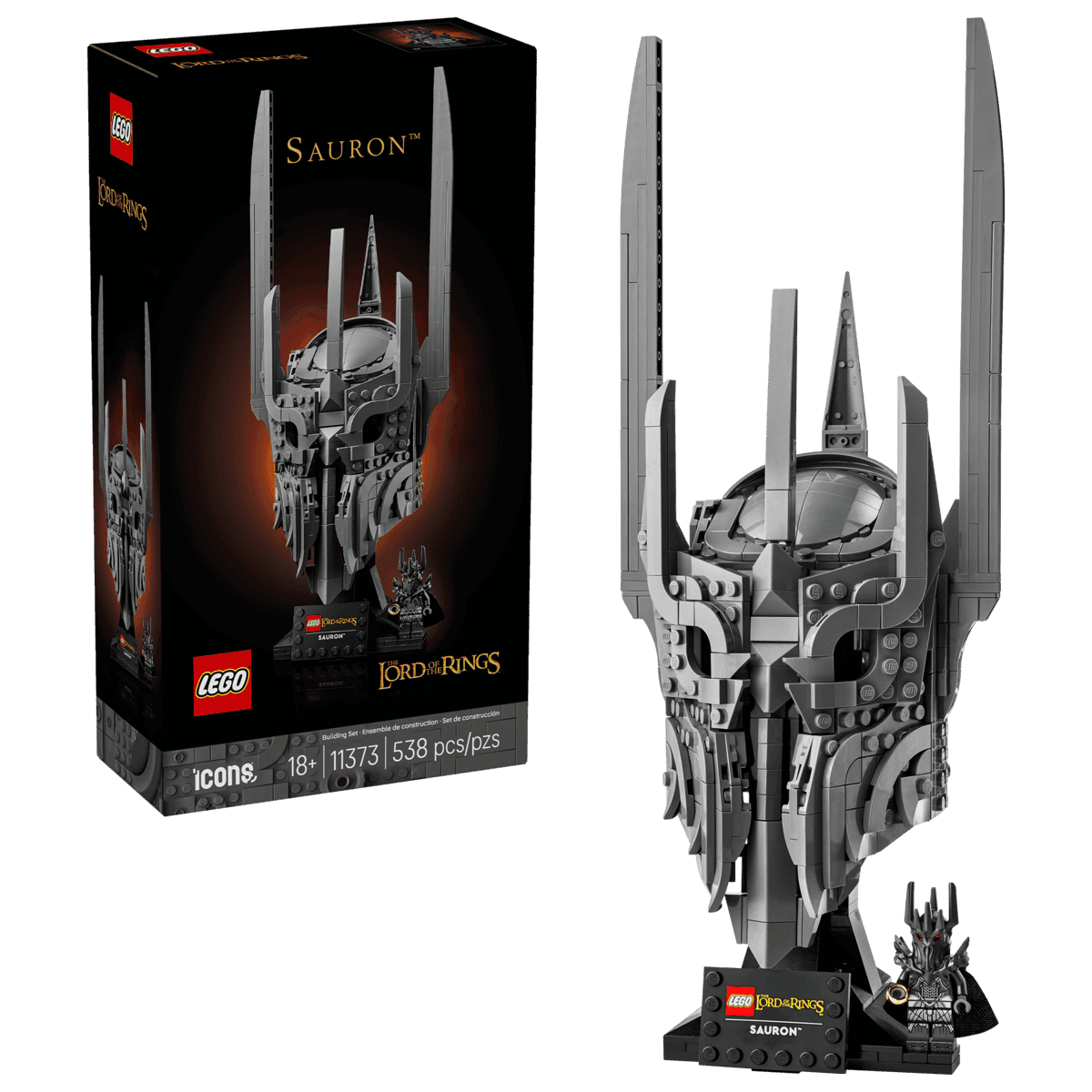 Конструктор LEGO Icons The Lord of the Rings: Sauron's Helmet (11373)