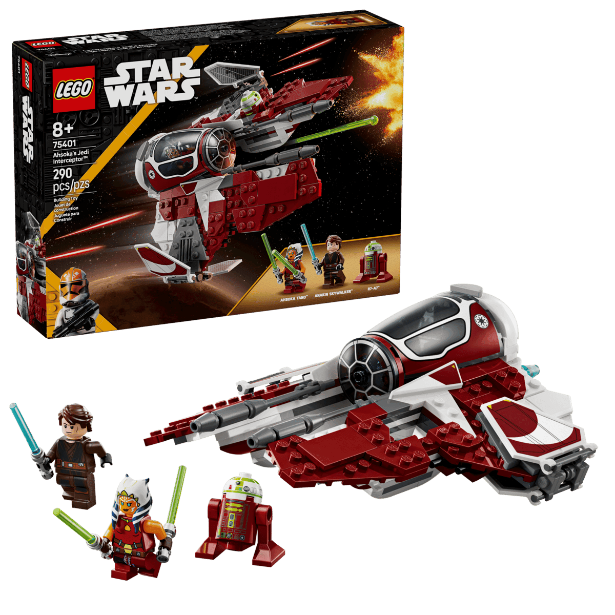 Конструктор LEGO Star Wars Ahsoka's Jedi Interceptor (75401)