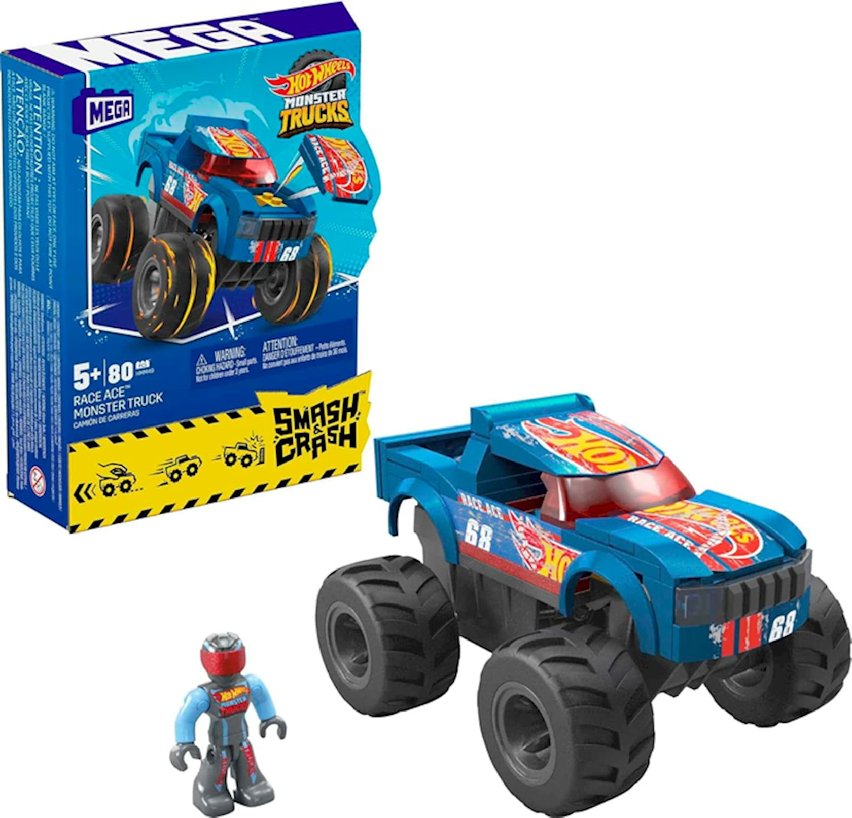 Игрушечная машинка Hot Wheels Monster Trucks Race (HMM49)
