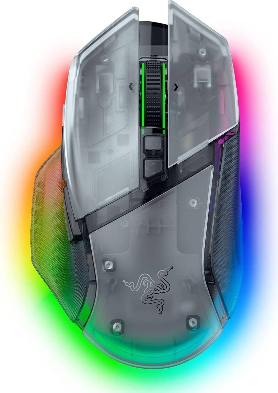 Игровая мышь Razer Basilisk V3 Pro 35K, RGB, USB-A/WL/BT, Phantom White Ed. (RZ01-05240400-R3G1)