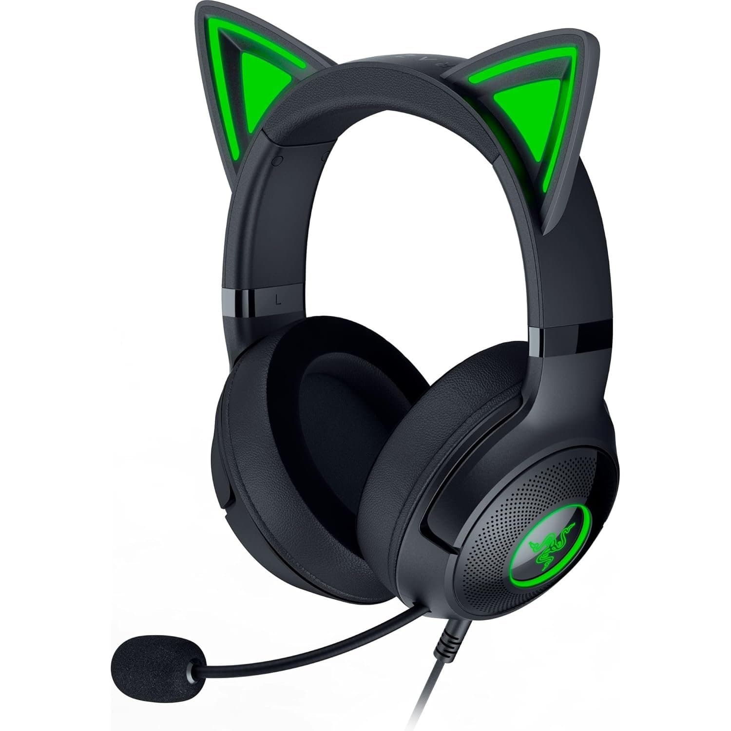 Игровые наушники Razer Kraken Kitty V2, RGB, USB-A, black (RZ04-04730100-R3M1)