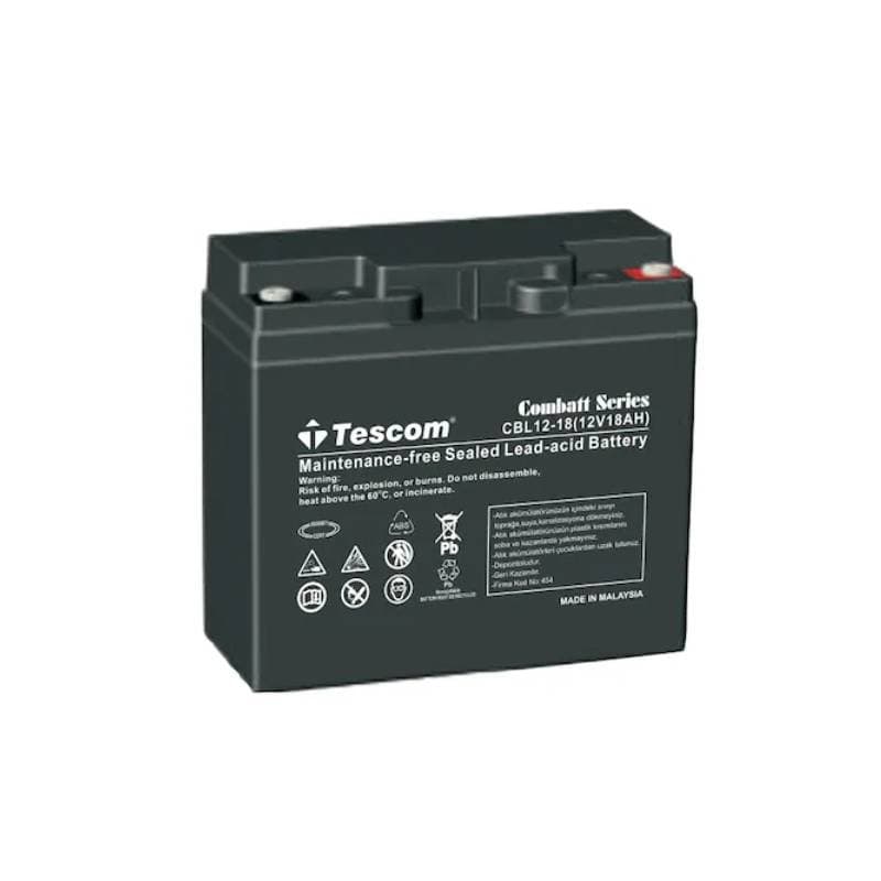 Akkumulyator Tescom Combat 12V 18Ah (BATT-12V-18AH)
