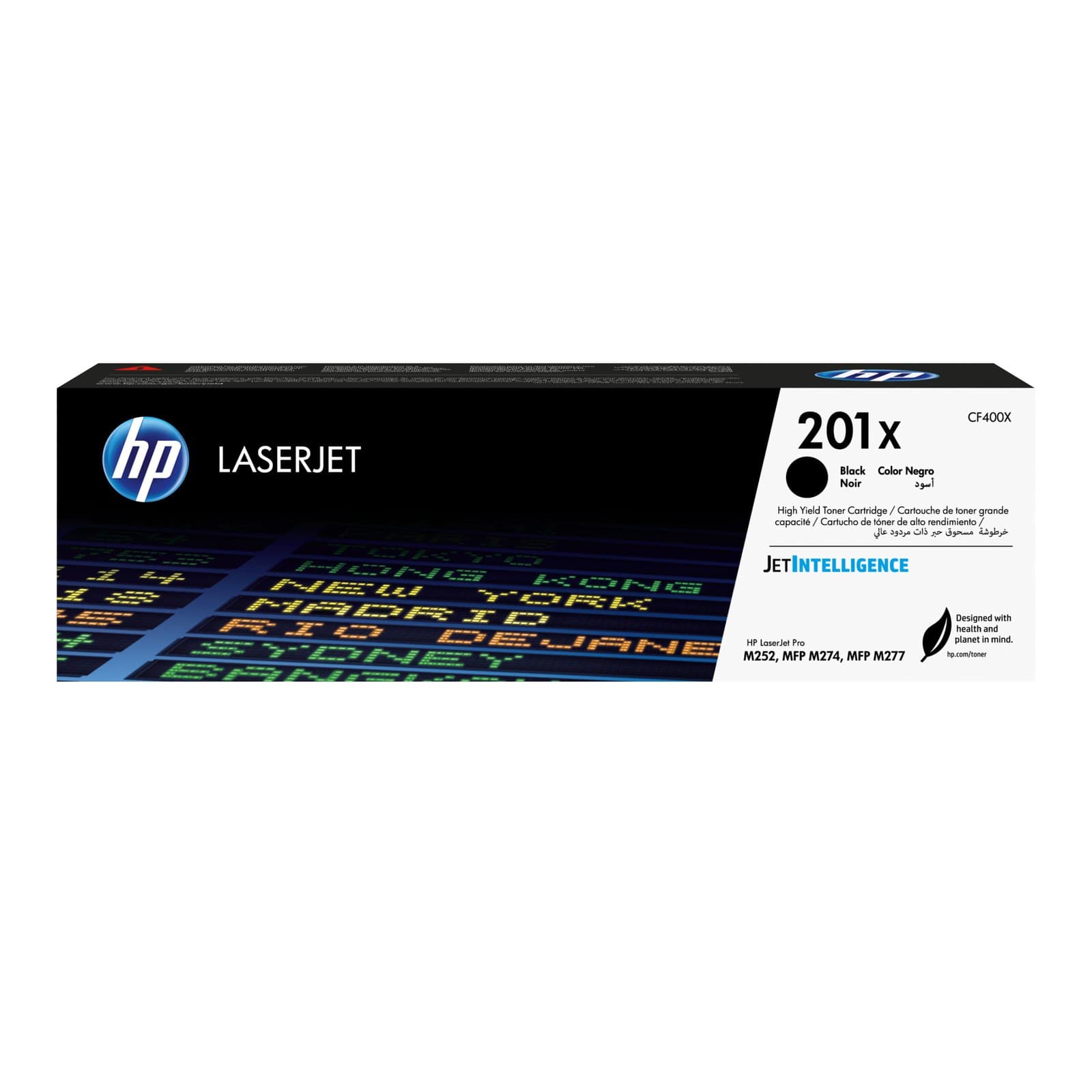 Тонер-картридж HP 201X повышенной ёмкости Black LaserJet (CF400X)