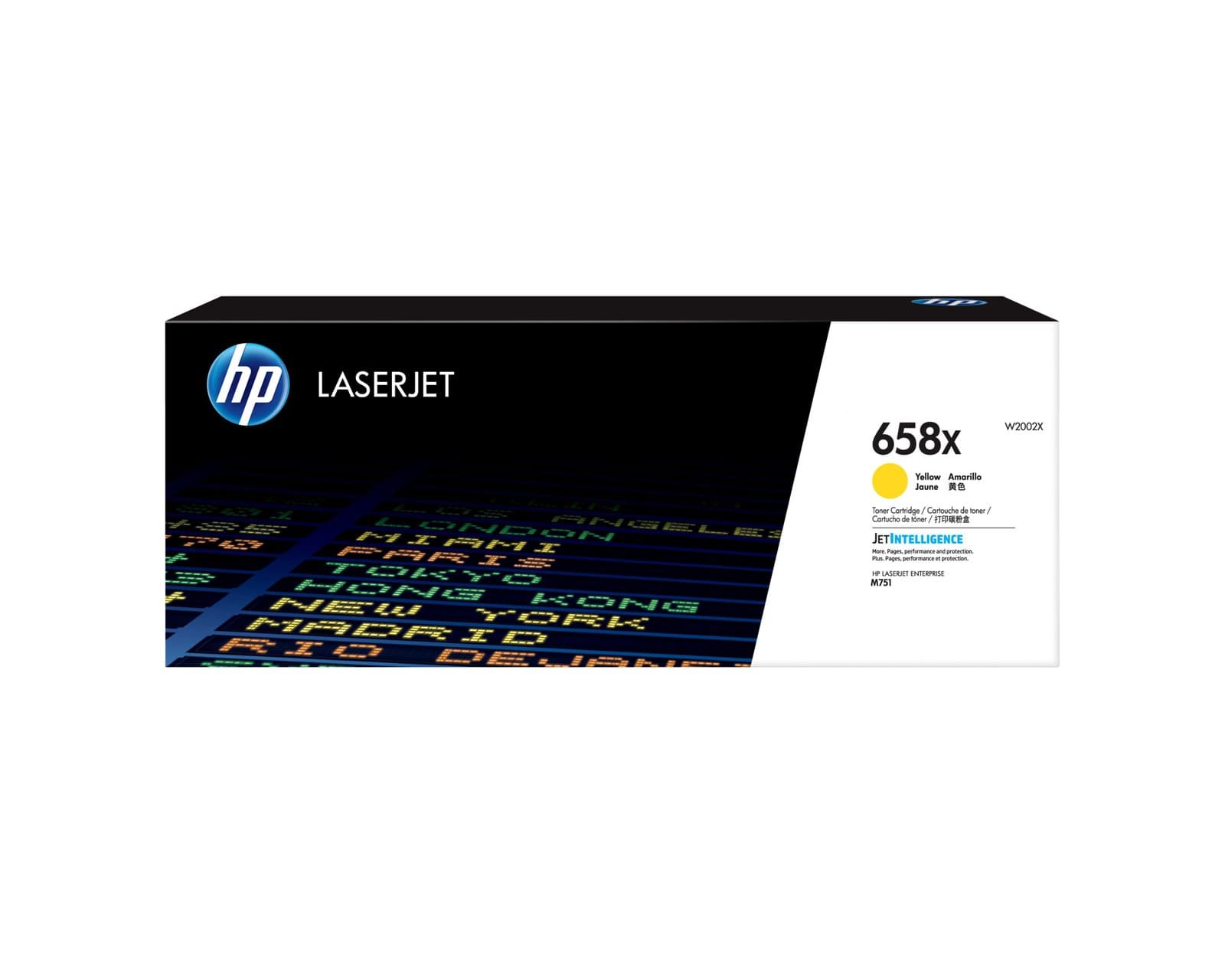 Тонер-картридж HP 658X повышенной ёмкости Yellow LaserJet (W2002X)