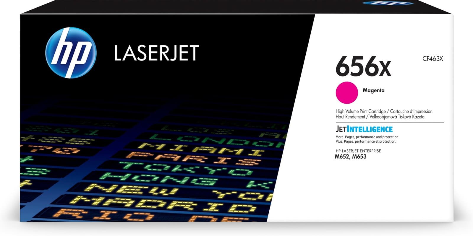 Тонер-картридж HP 656X повышенной ёмкости Magenta LaserJet (CF463X)