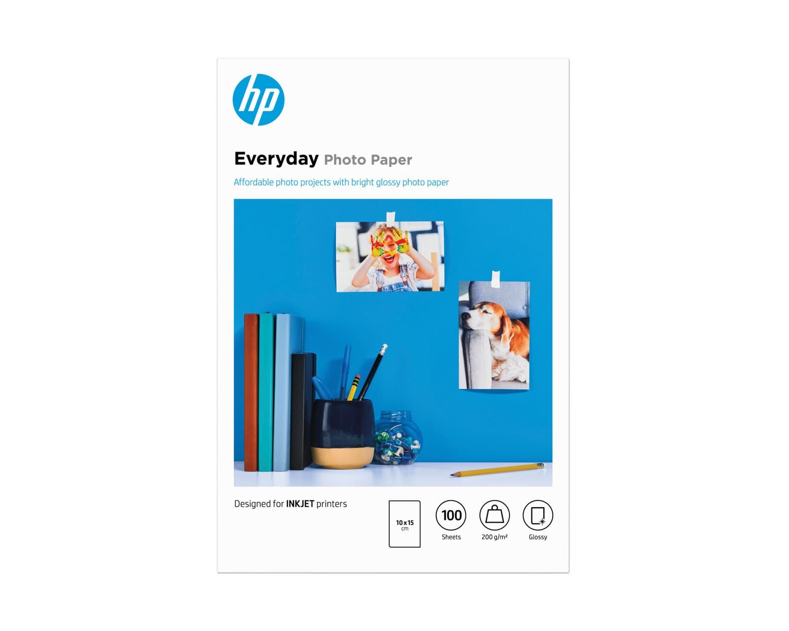 Фотобумага HP Everyday Glossy Photo Paper-100 sht/10 x 15 cm (CR757A)