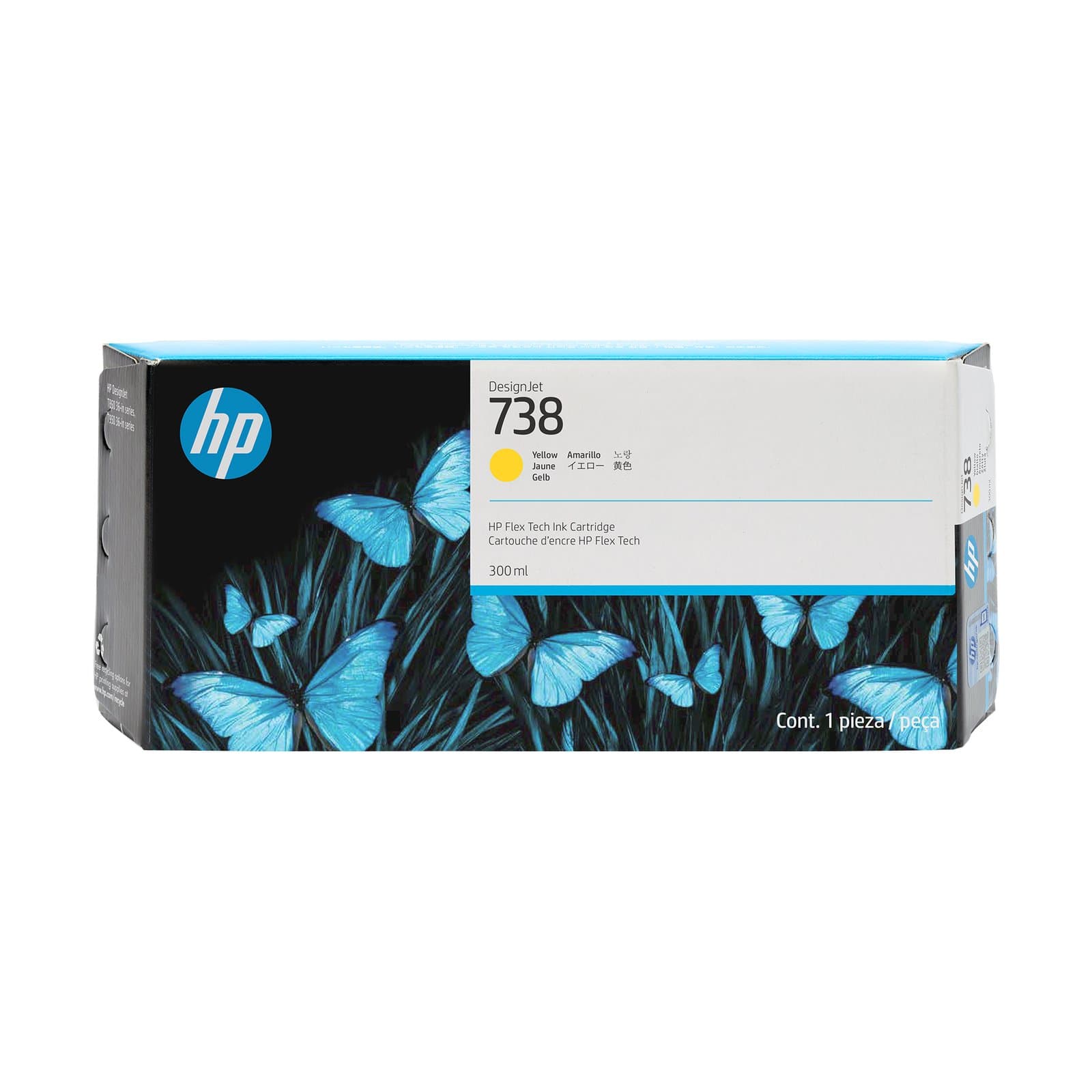 Струйный картридж HP 738 300 ml Yellow DesignJet (676M8A)