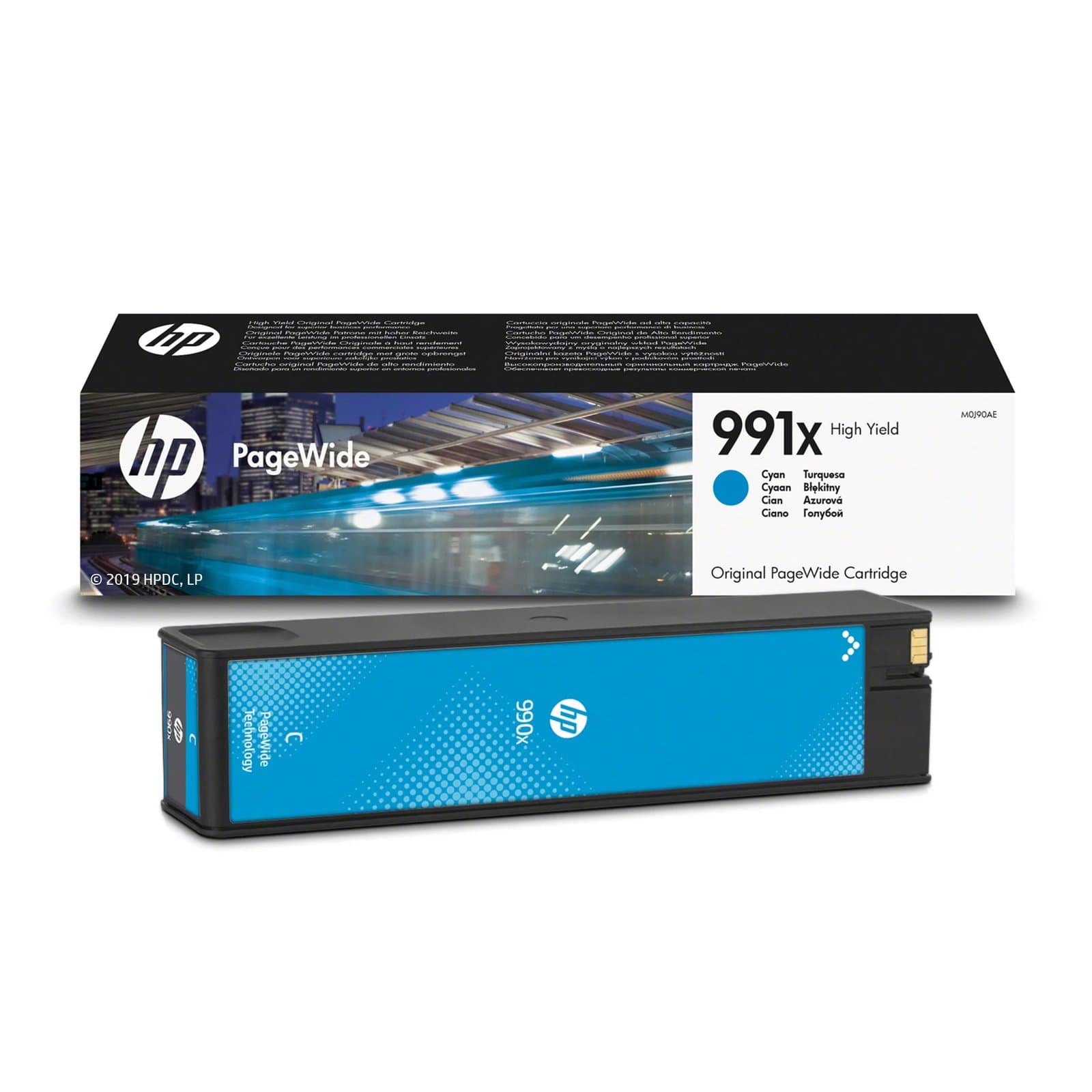 Струйный картридж HP 991X повышенной ёмкости Cyan PageWide (M0J90AE)