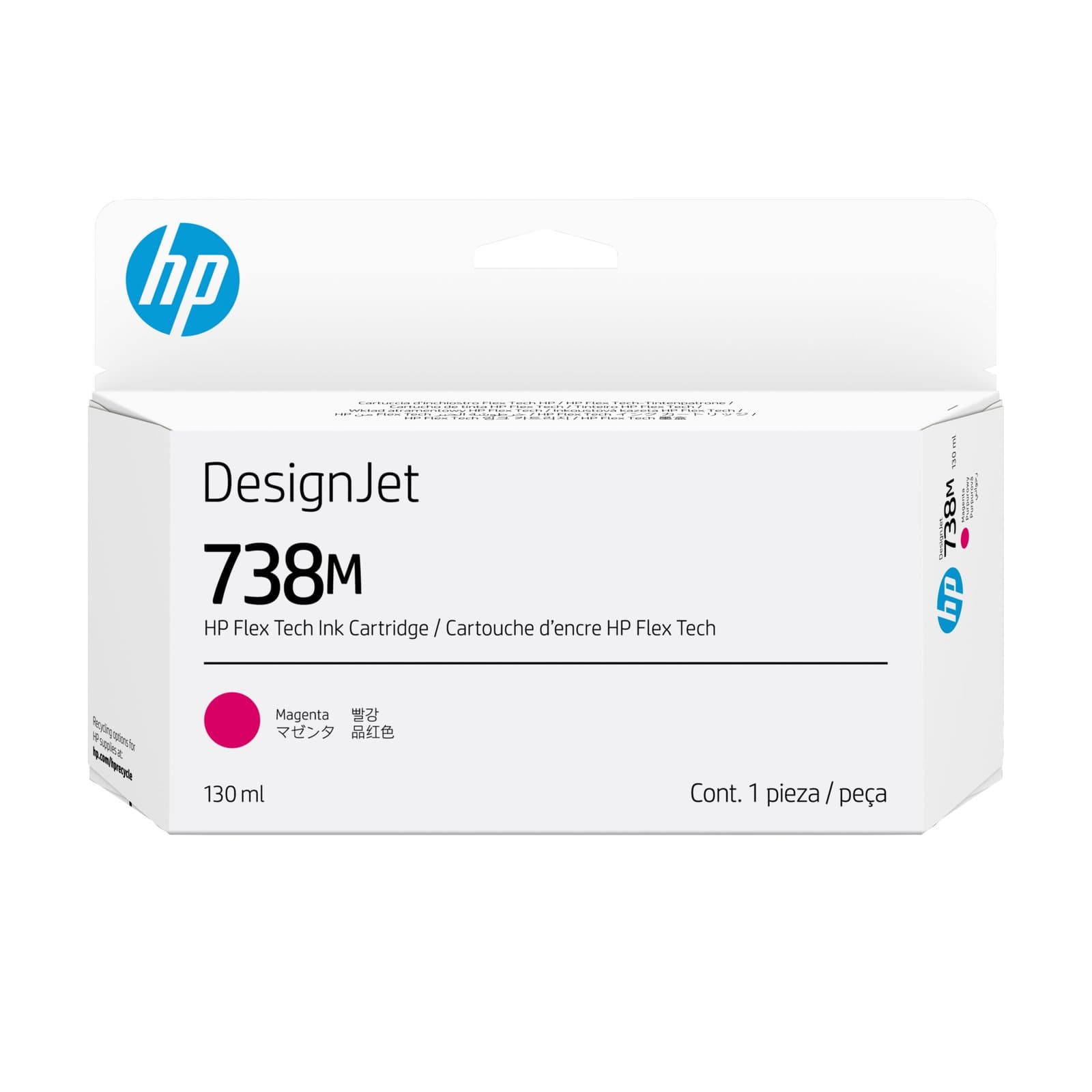 Струйный картридж HP 738M 130 ml Magenta (A24VNA)