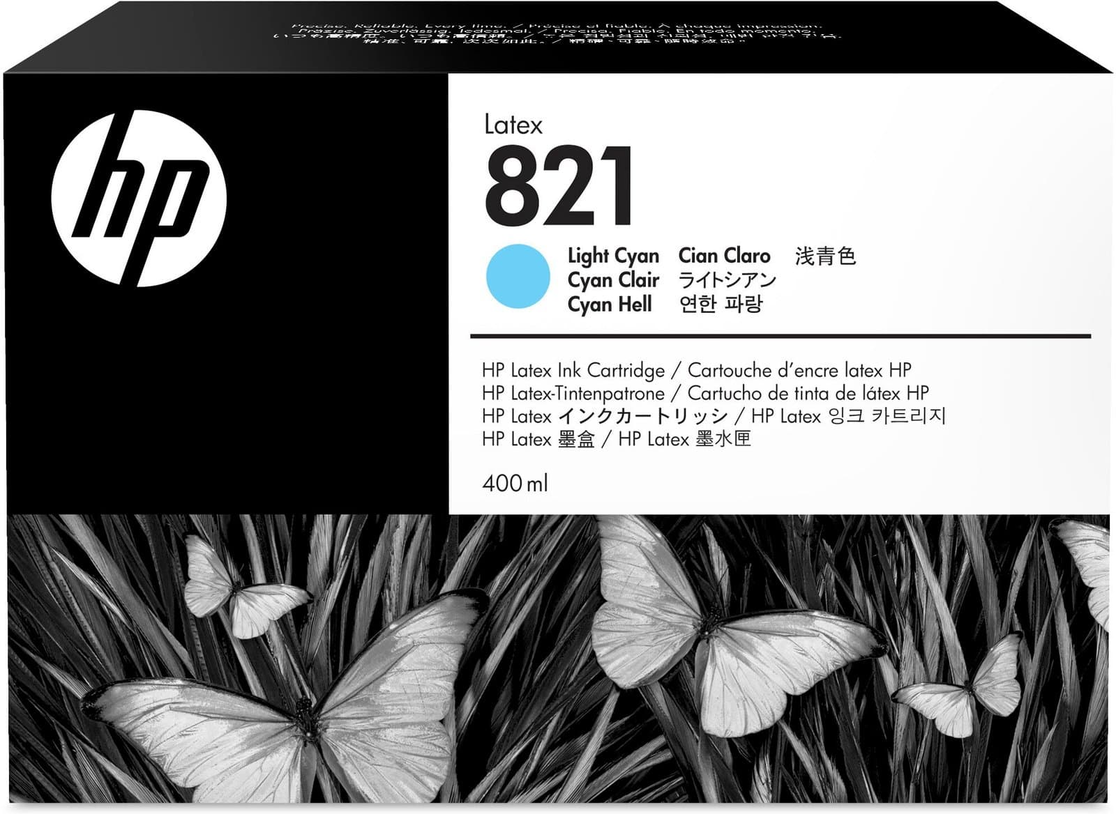 Струйный картридж HP 821 400 ml Light Cyan Latex (G0Y90A)