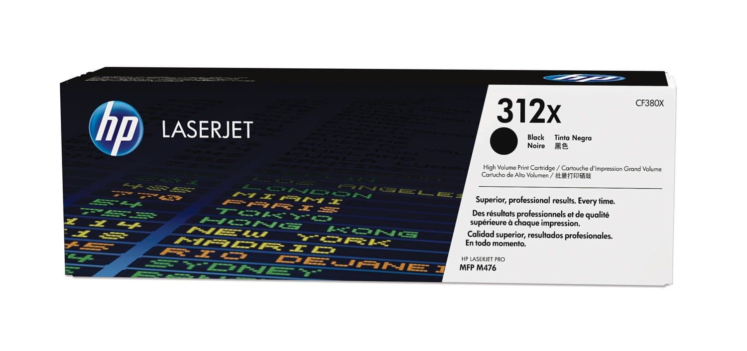 Тонер-картридж HP 312X повышенной ёмкости Black LaserJet (CF380X)