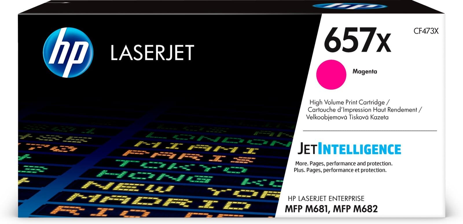 Тонер-картридж HP 657X повышенной ёмкости Magenta LaserJet (CF473X)
