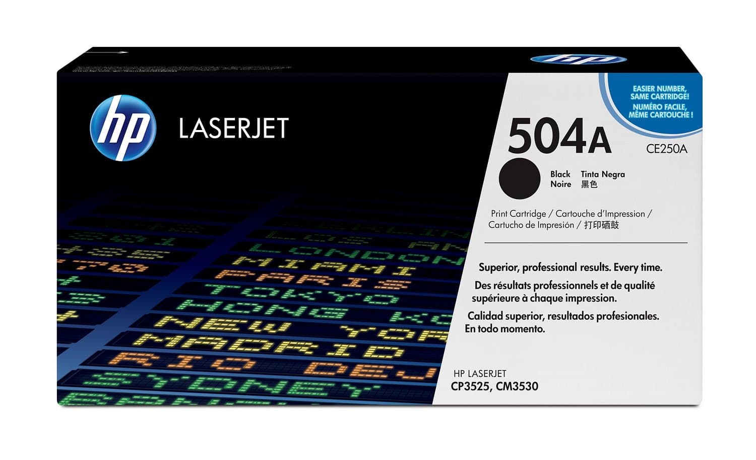 Тонер-картридж HP 504A Black LaserJet (CE250A)