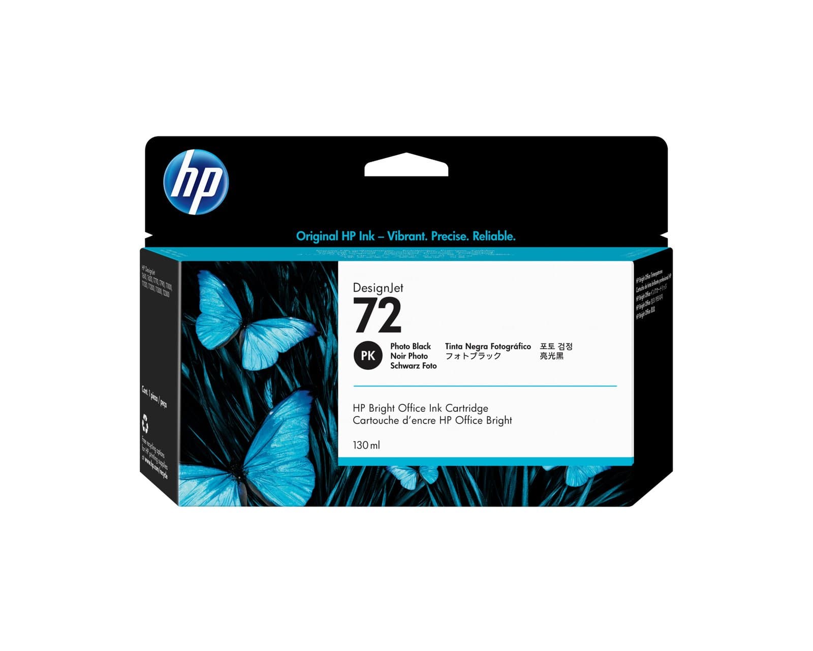 Струйный картридж HP 72 130 ml Photo Black DesignJet (C9370A)
