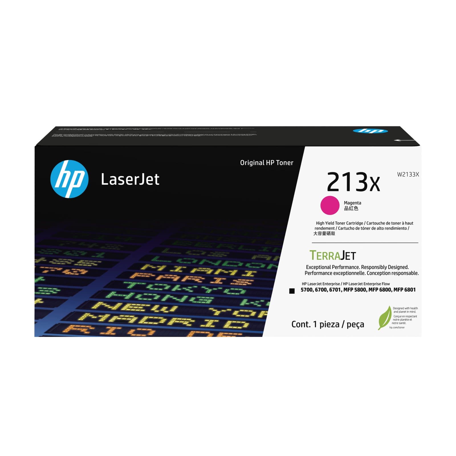 Тонер-картридж HP 213X Magenta LaserJet (W2133X)