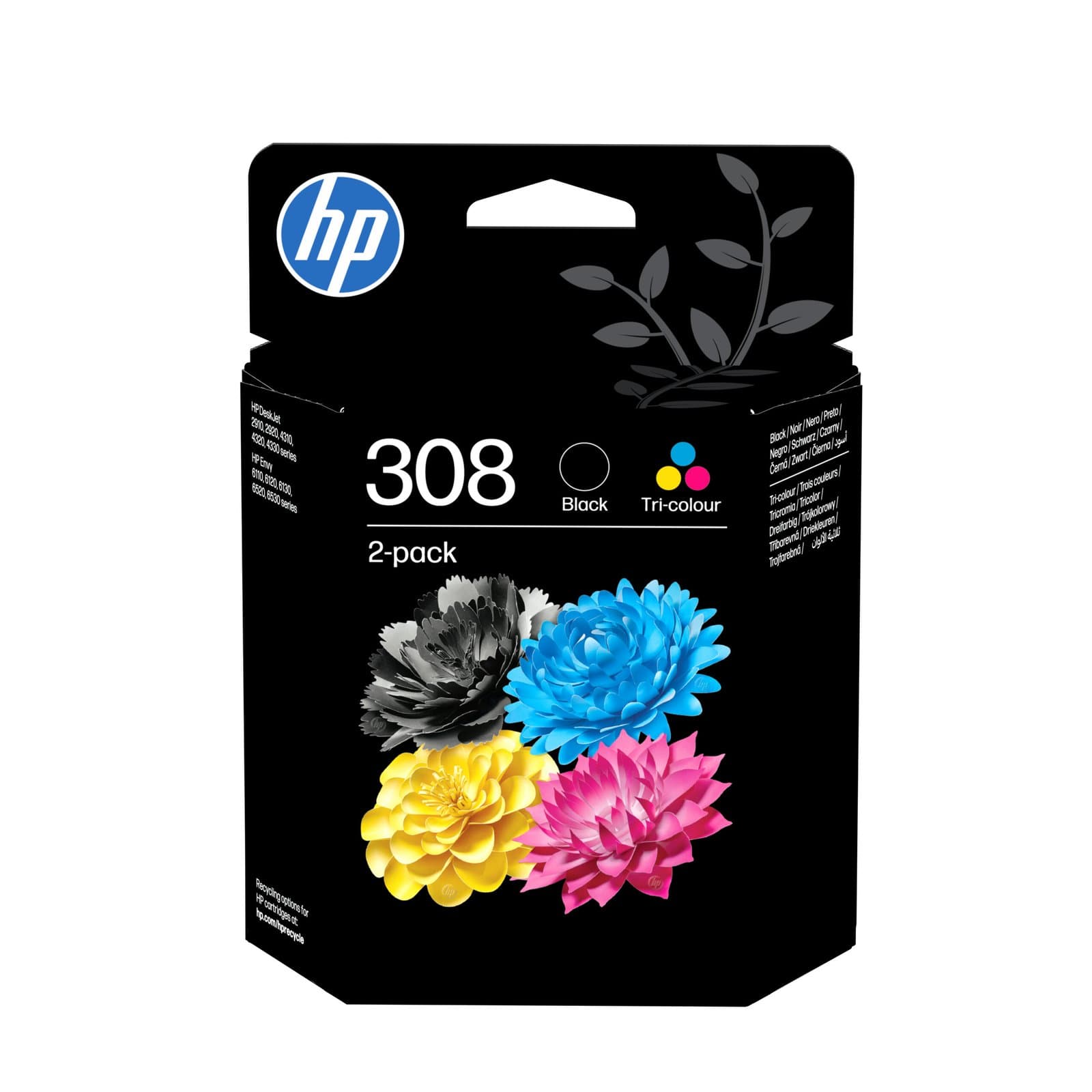Струйный картридж HP 308 Black/Tri-Color Combo 2 шт. комплект (6L6S6UE)