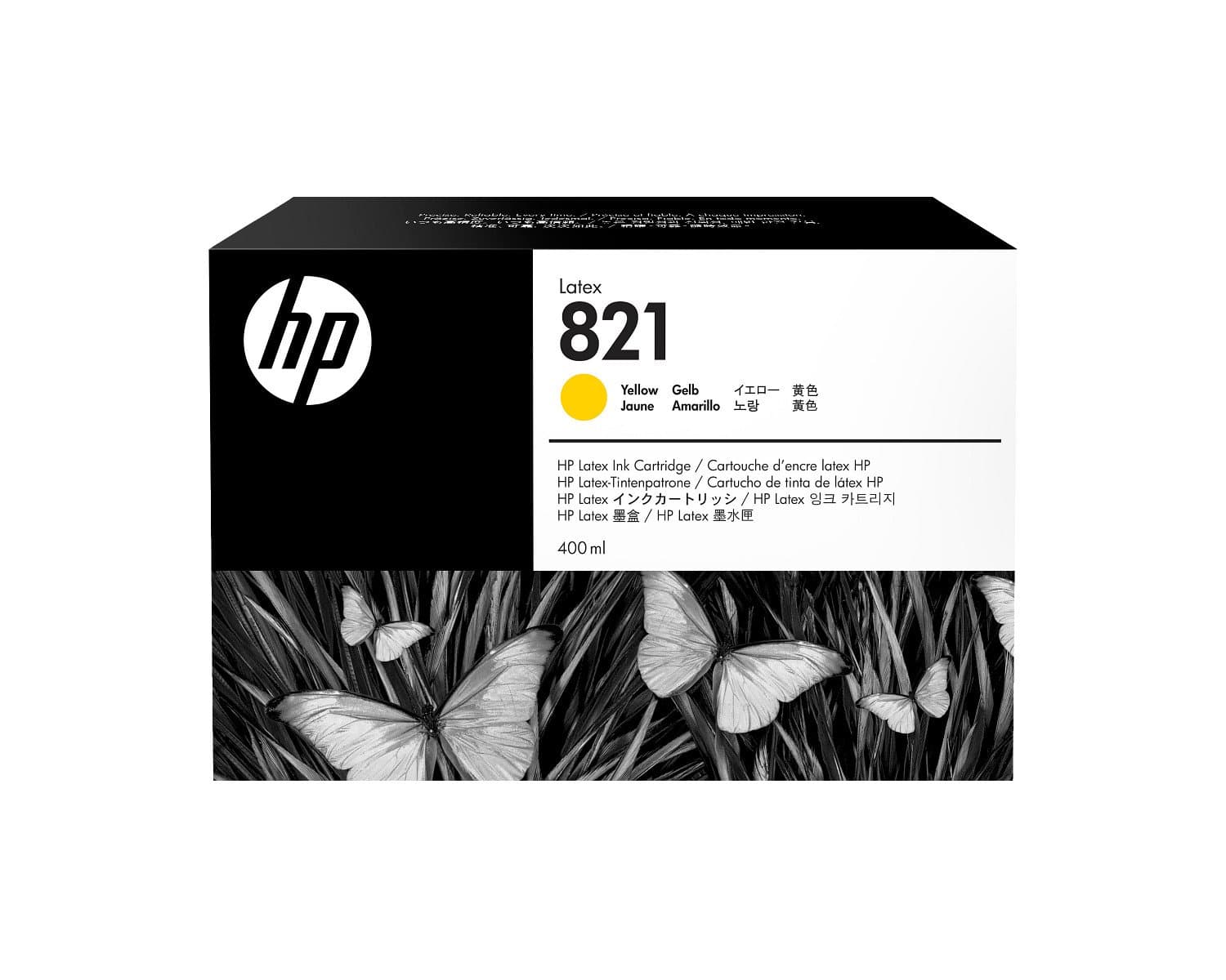 Струйный картридж HP 821 400 ml Yellow Latex (G0Y88A)