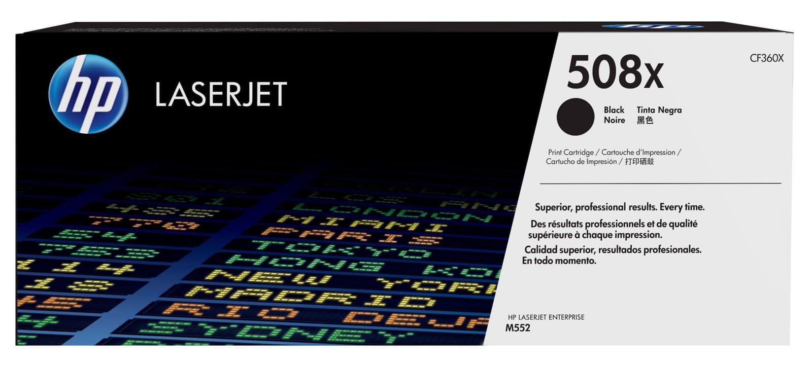 Тонер-картридж HP 508X повышенной ёмкости Black LaserJet (CF360X)