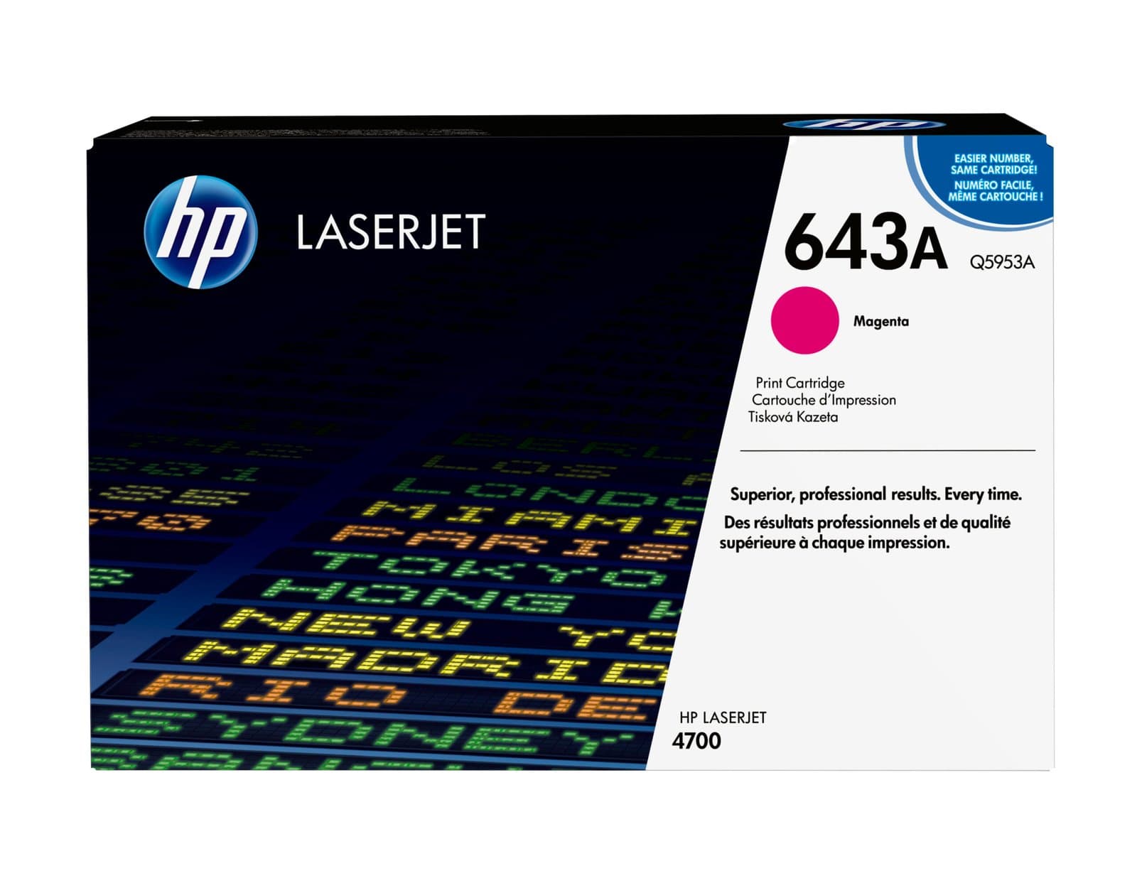Тонер-картридж HP 643A Magenta LaserJet (Q5953A)