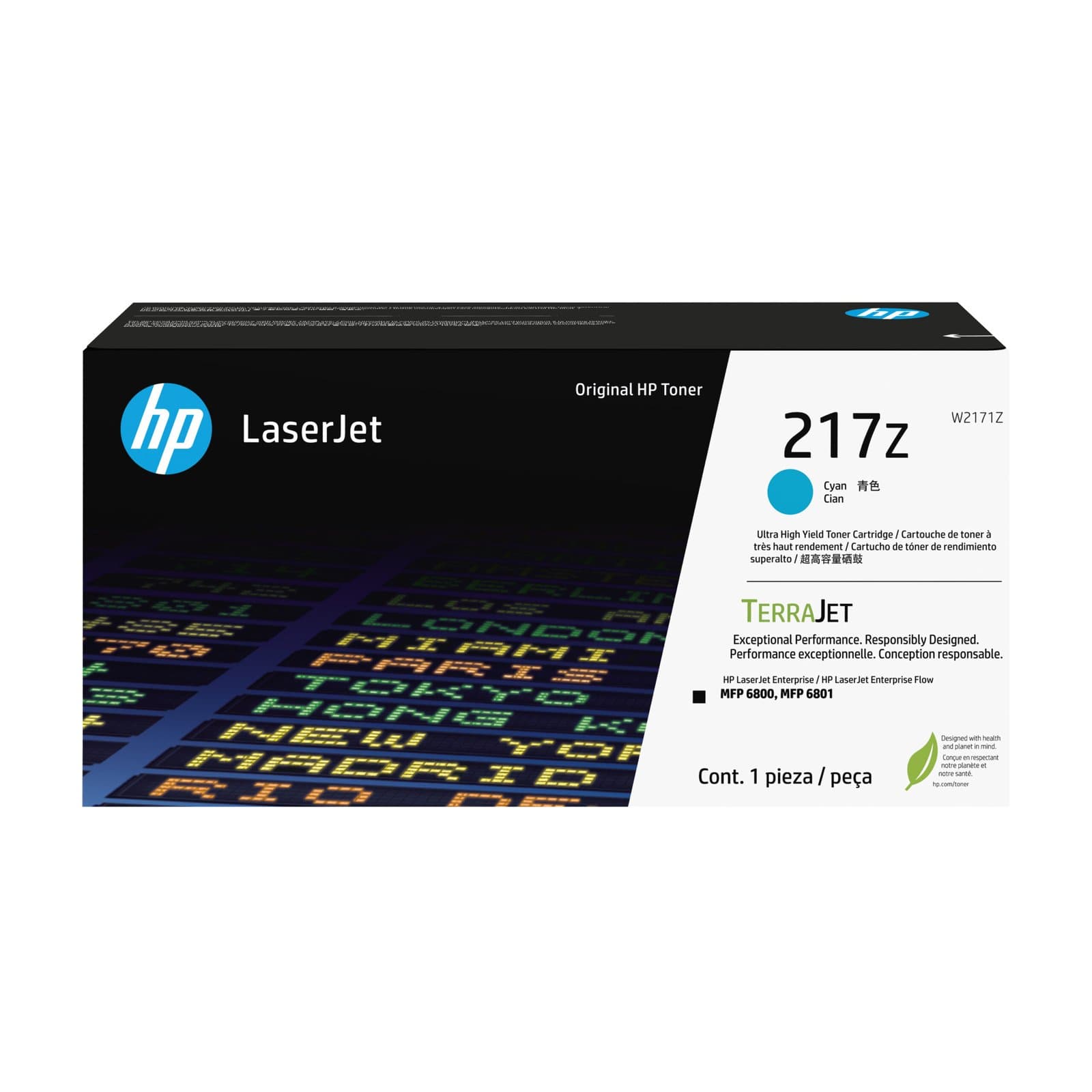 Тонер-картридж HP 217Z Cyan LaserJet (W2171Z)