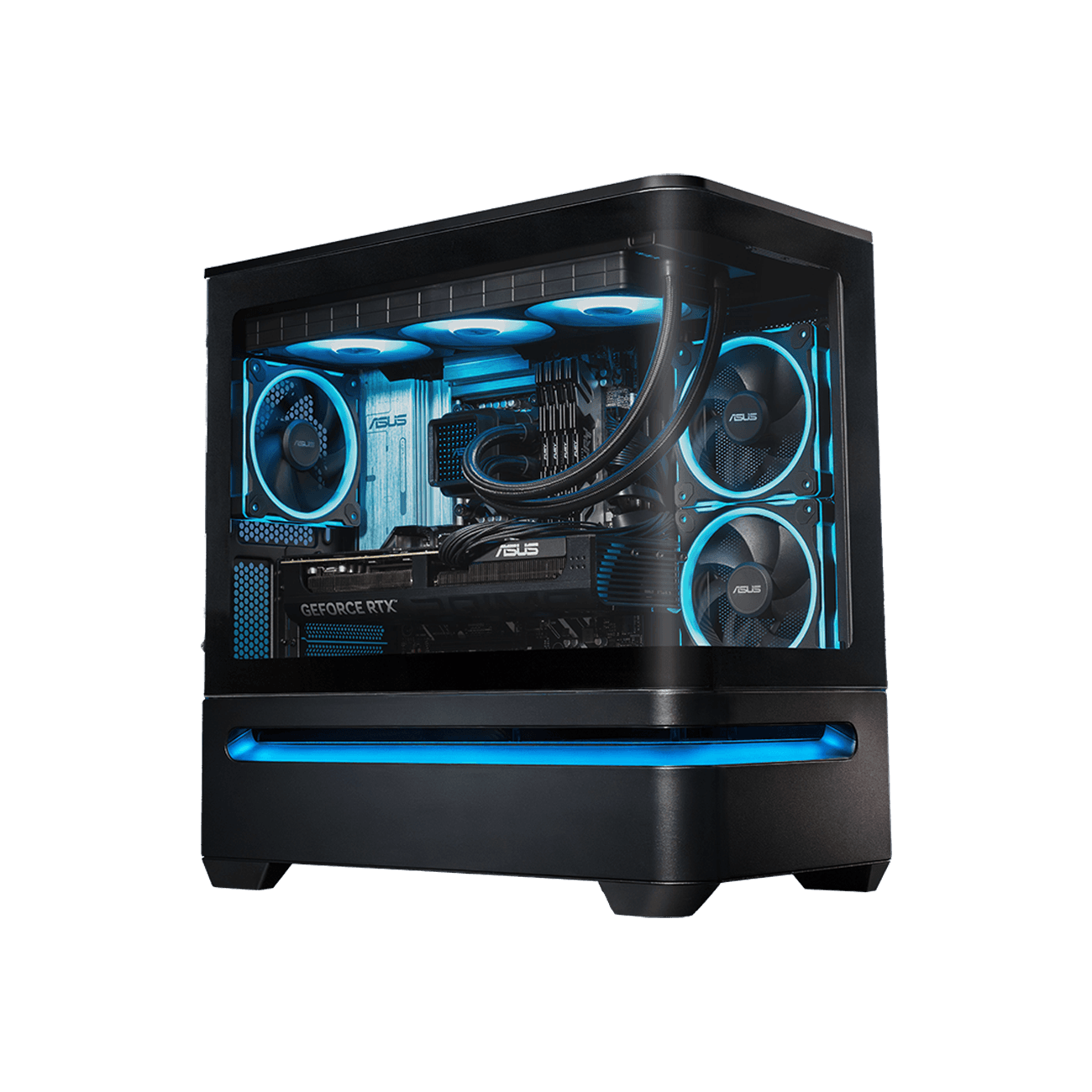Korpus ASUS Prime AP202 ARGB, Micro-ATX, 3x120 mm ARGB fan (90DC00P0-B19000)