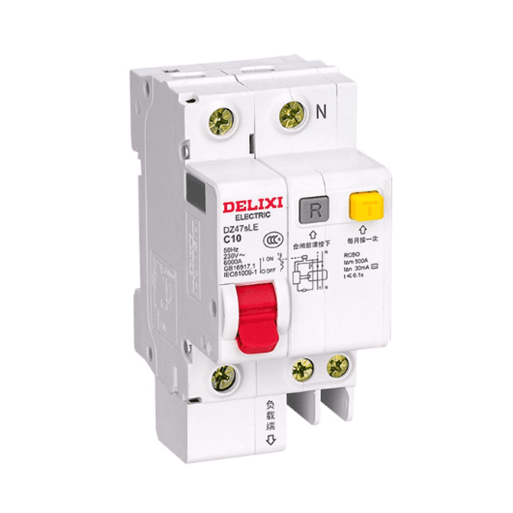 Дифференциальный автомат (RCBO) Delixi DZ47sLE-4P C tipli, 125A (DZ47LE1254D125)