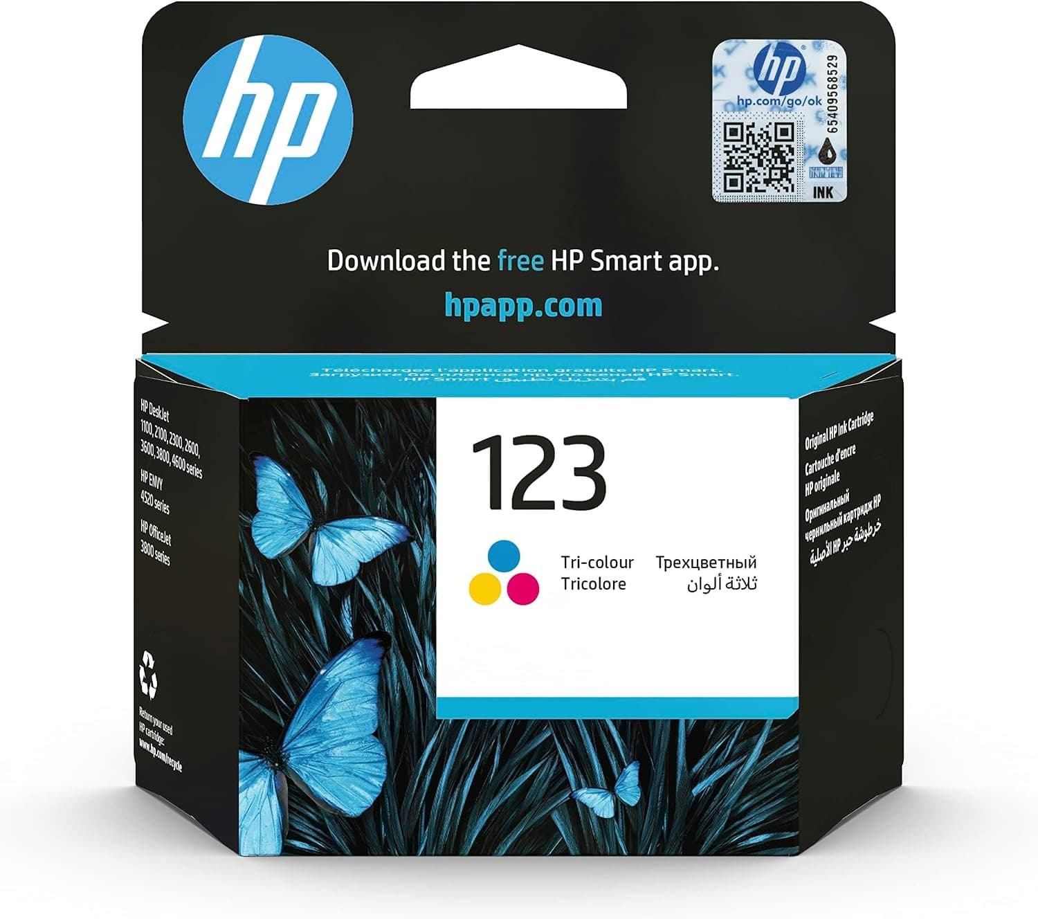 Струйный картридж HP 123 Tri-color (F6V16AE)