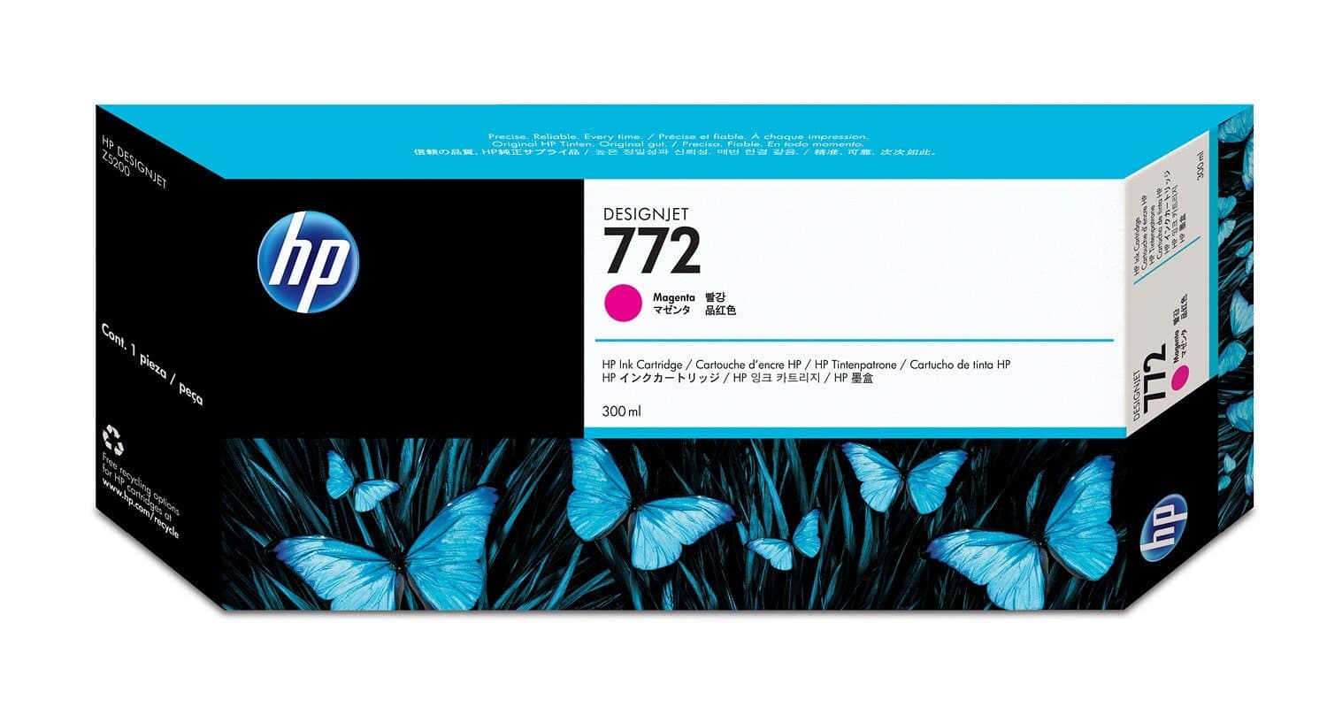 Струйный картридж HP 772 300 ml Magenta DesignJet (CN629A)