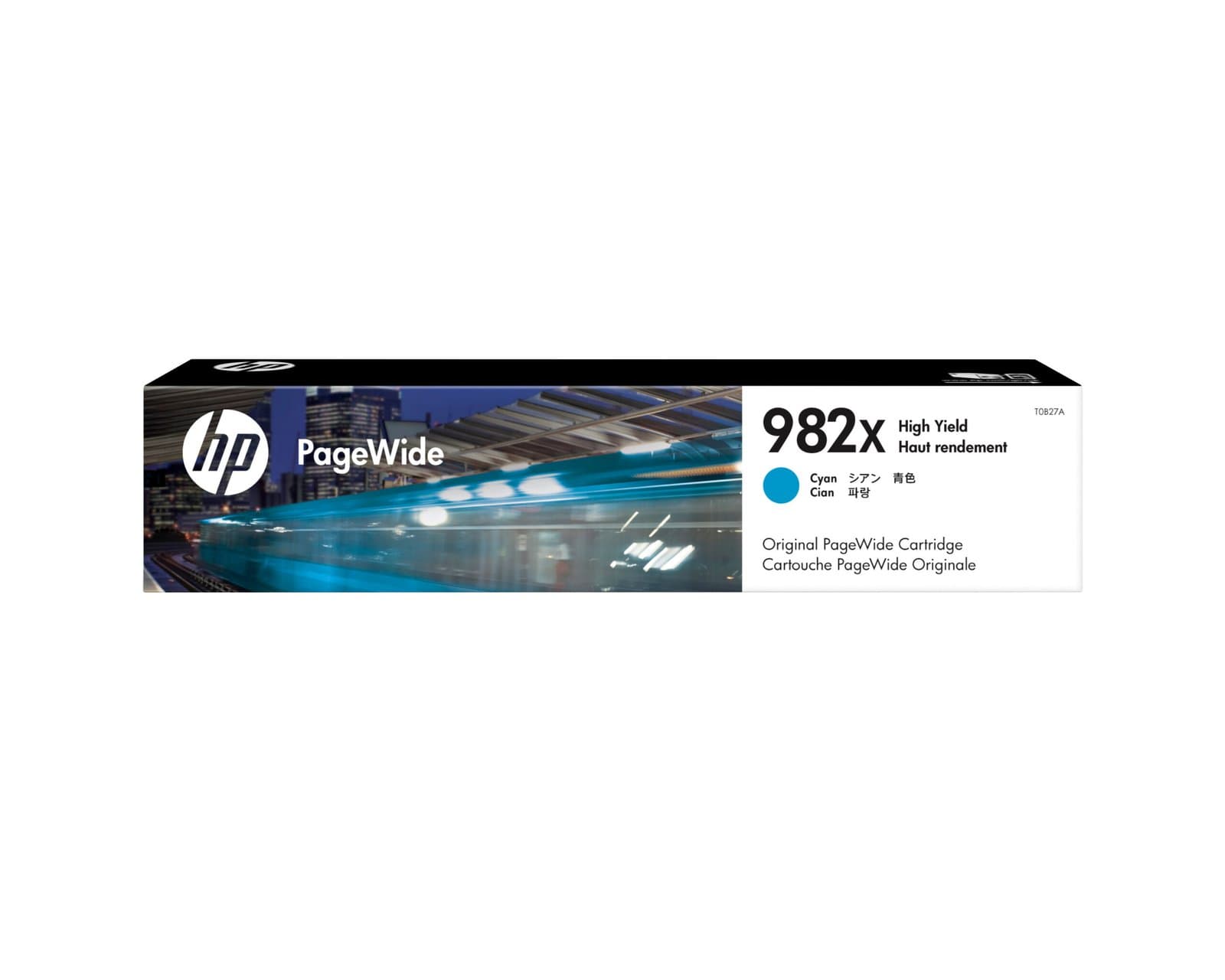 Струйный картридж HP 982X повышенной ёмкости Cyan PageWide (T0B27A)