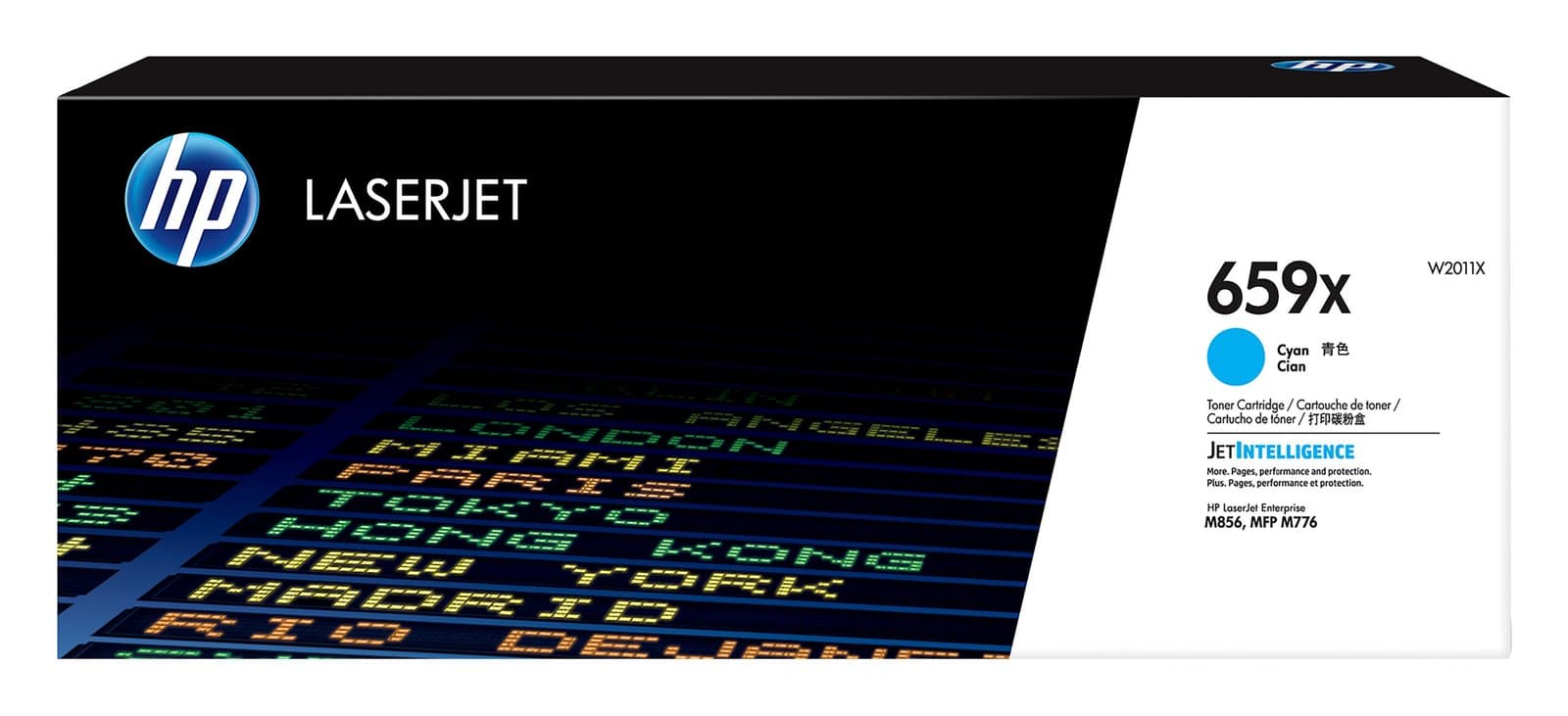 Тонер-картридж HP 659X повышенной ёмкости Cyan LaserJet (W2011X)